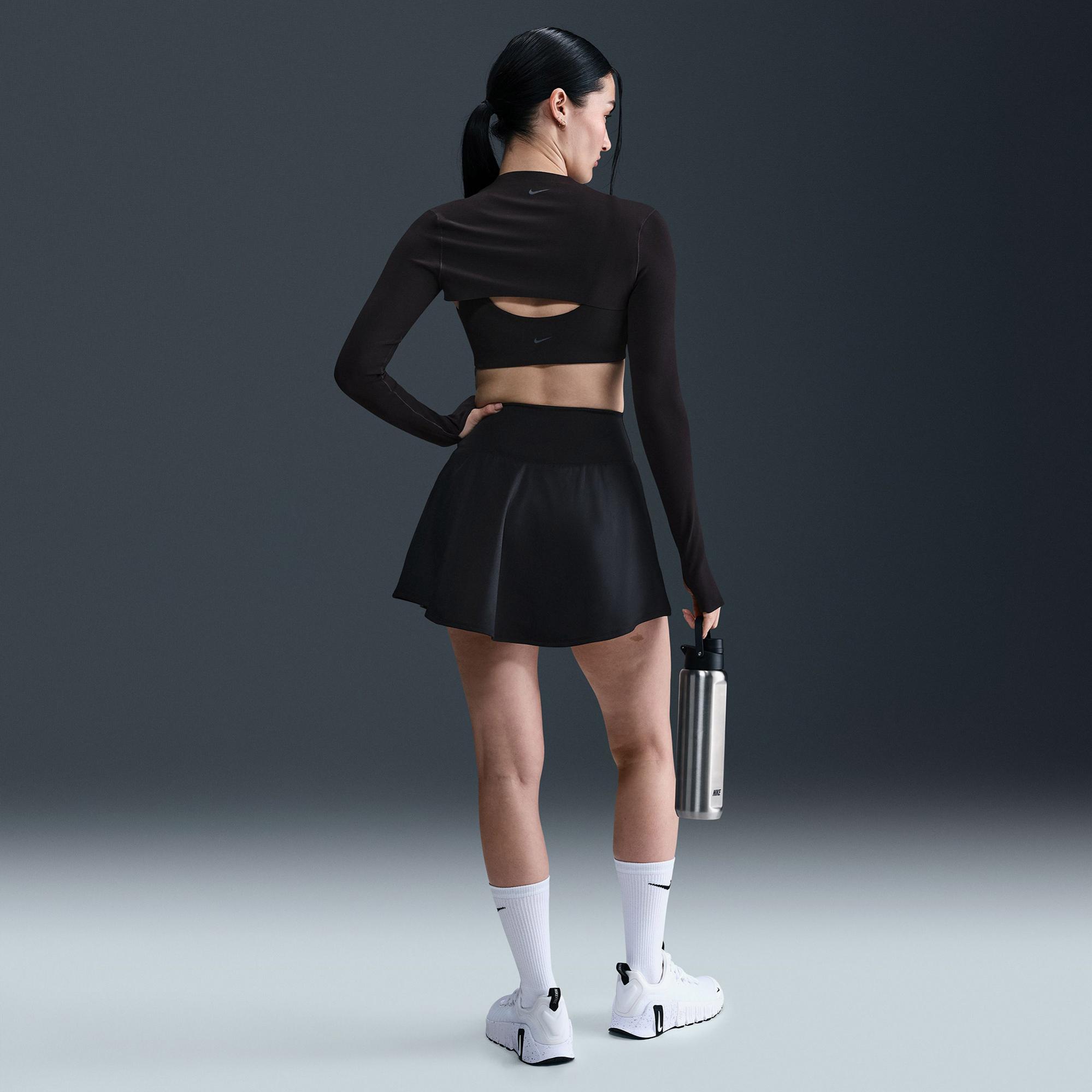 Nike One Dri-Fit Kadın Siyah Etek