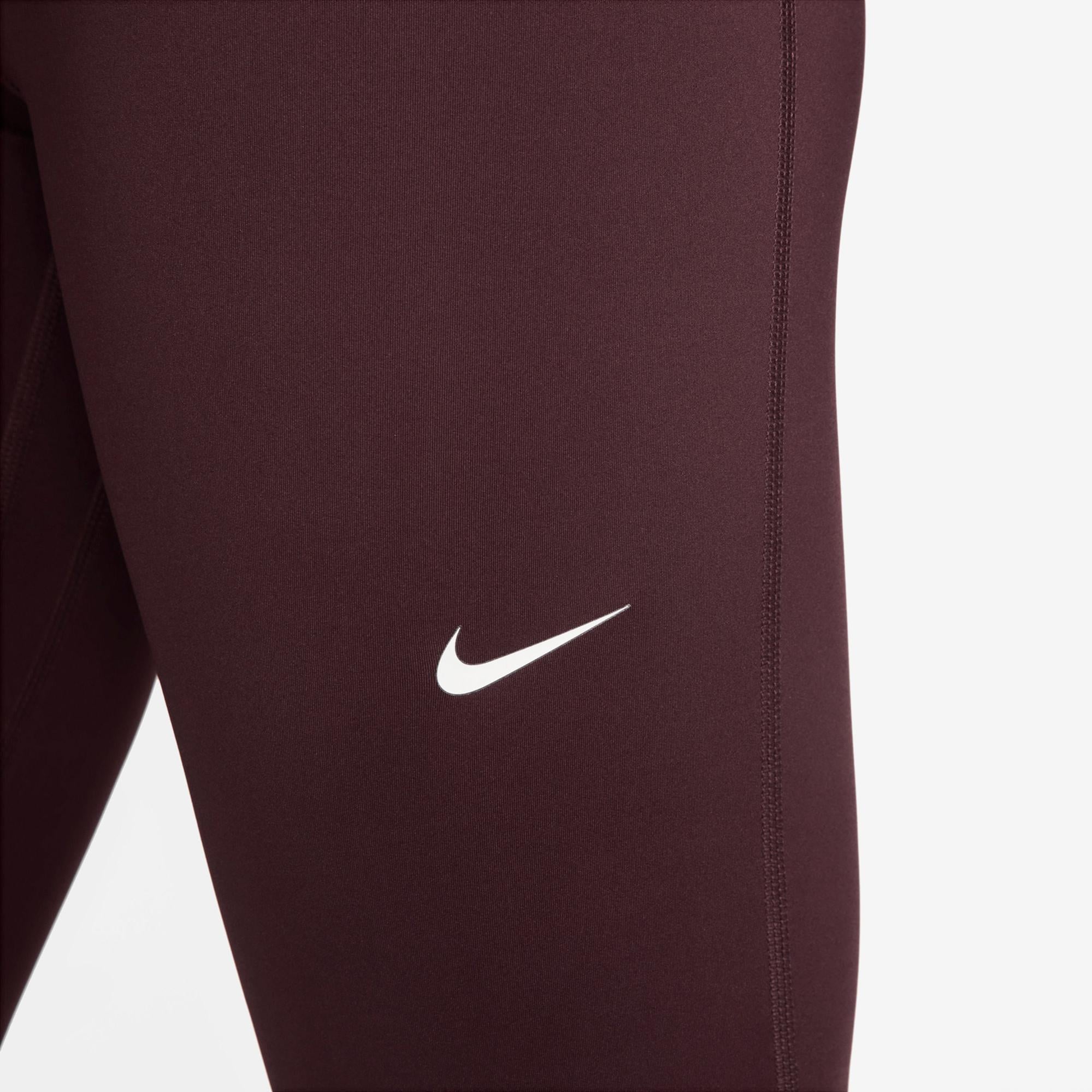 Nike Pro Sculpt Dri-Fit Kadın Bordo Tayt