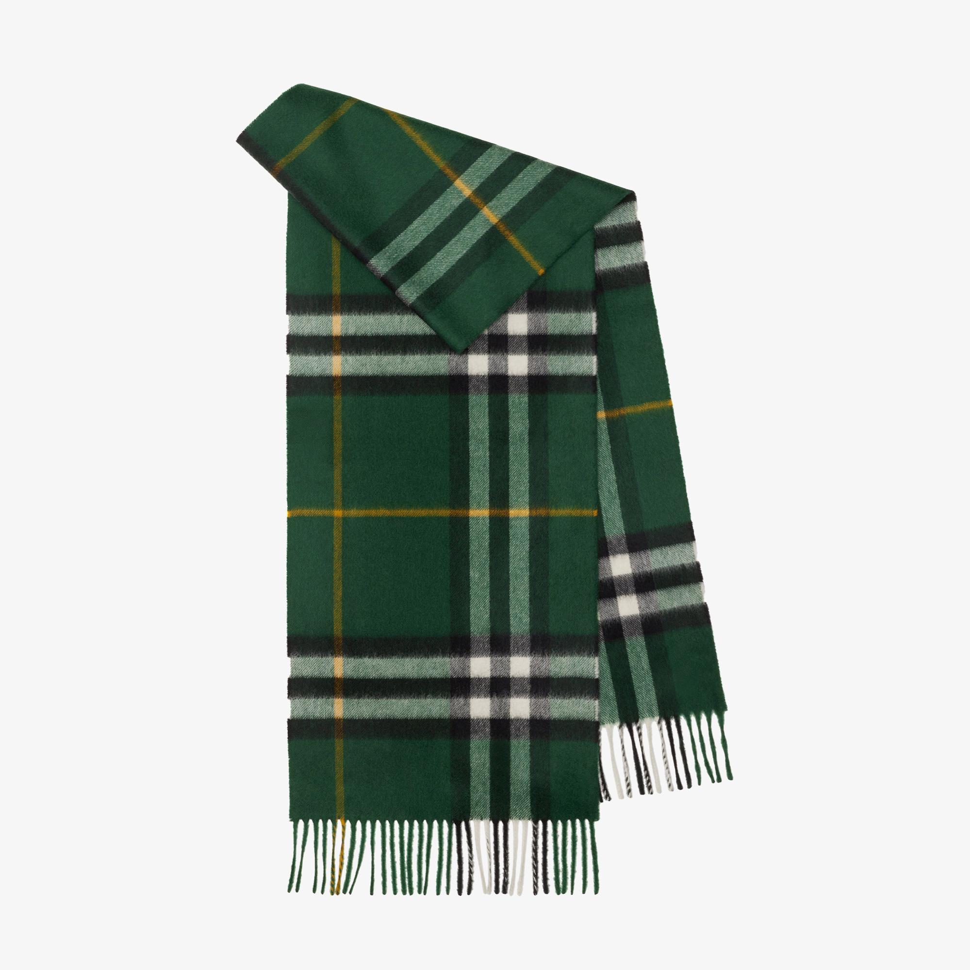 Burberry Check Kaşmir Kadın Yeşil Atkı