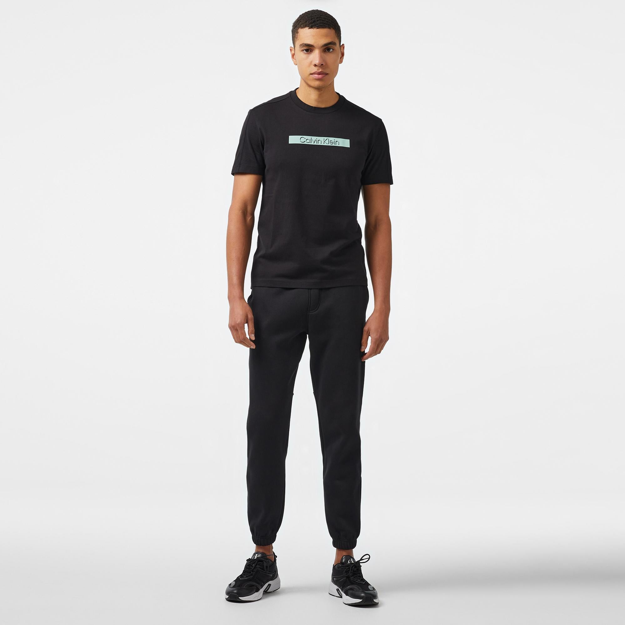 Calvin Klein Jeans Logo Tape Hwk Erkek Siyah Eşofman Altı