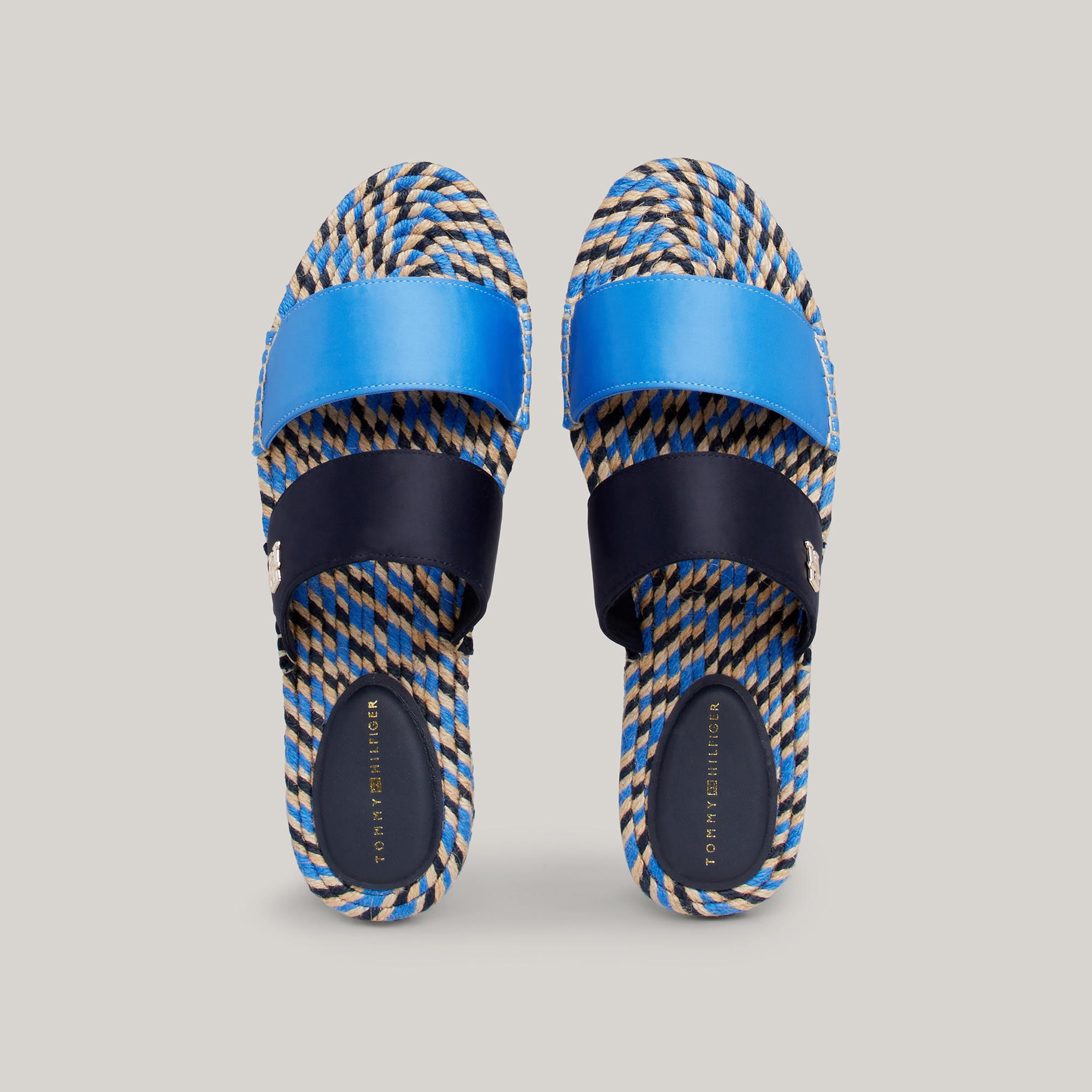 Tommy Hilfiger Satin Flat Kadın Lacivert Terlik