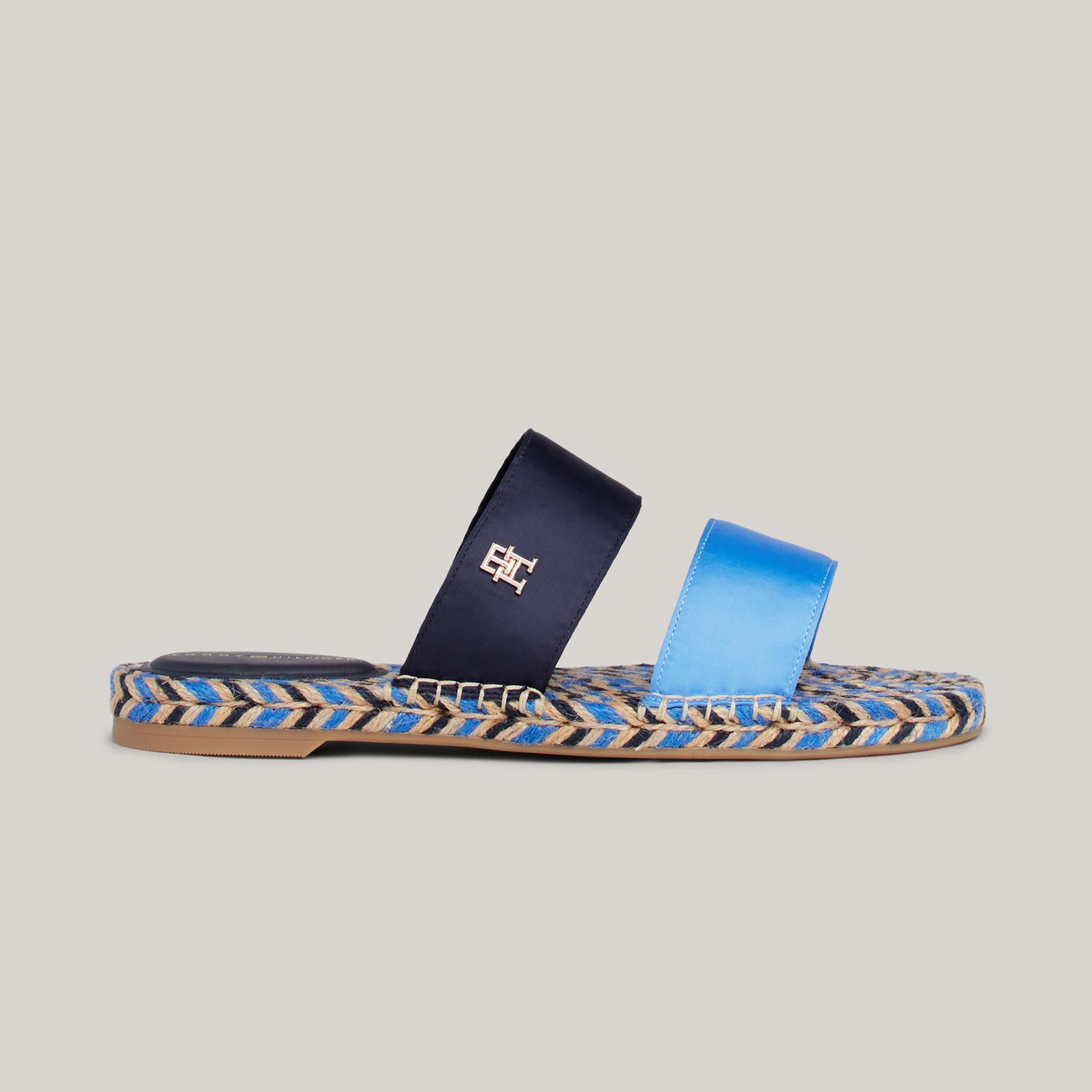 Tommy Hilfiger Satin Flat Kadın Lacivert Terlik