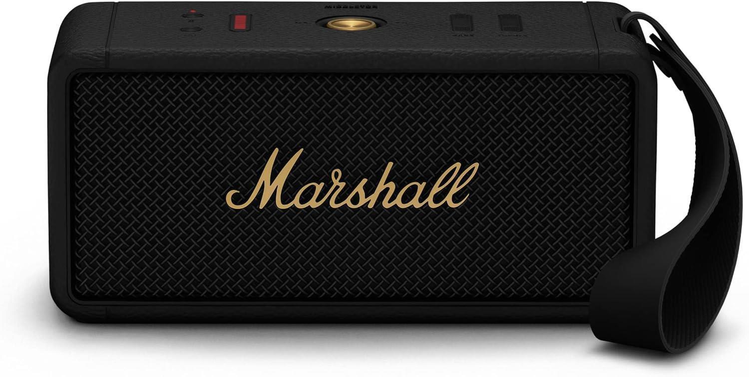 Marshall Middleton BT Hoparlör, Blk&Brass_x000D_