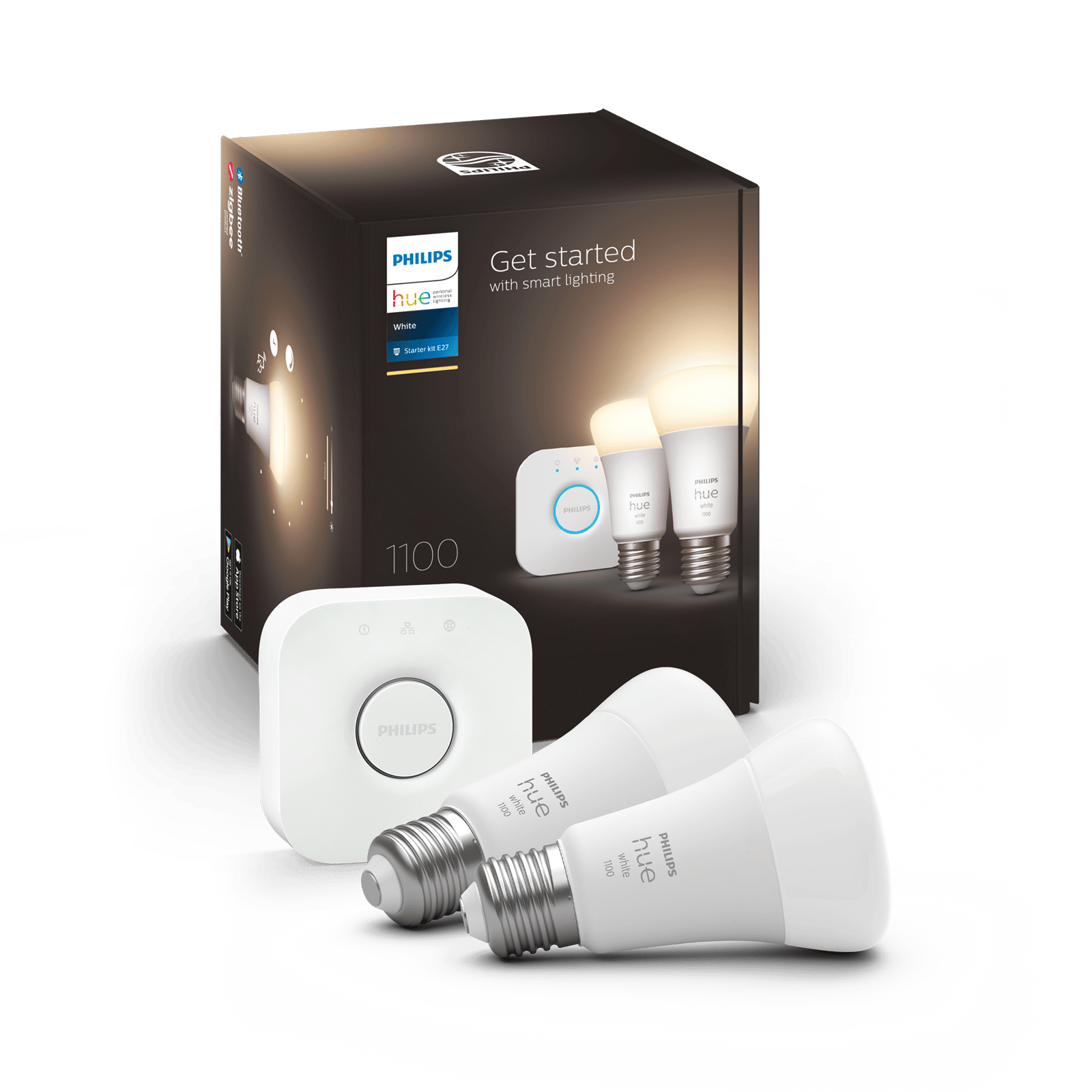 Philips Hue Beyaz Akıllı E27 Led Ampul Başlangıç Seti