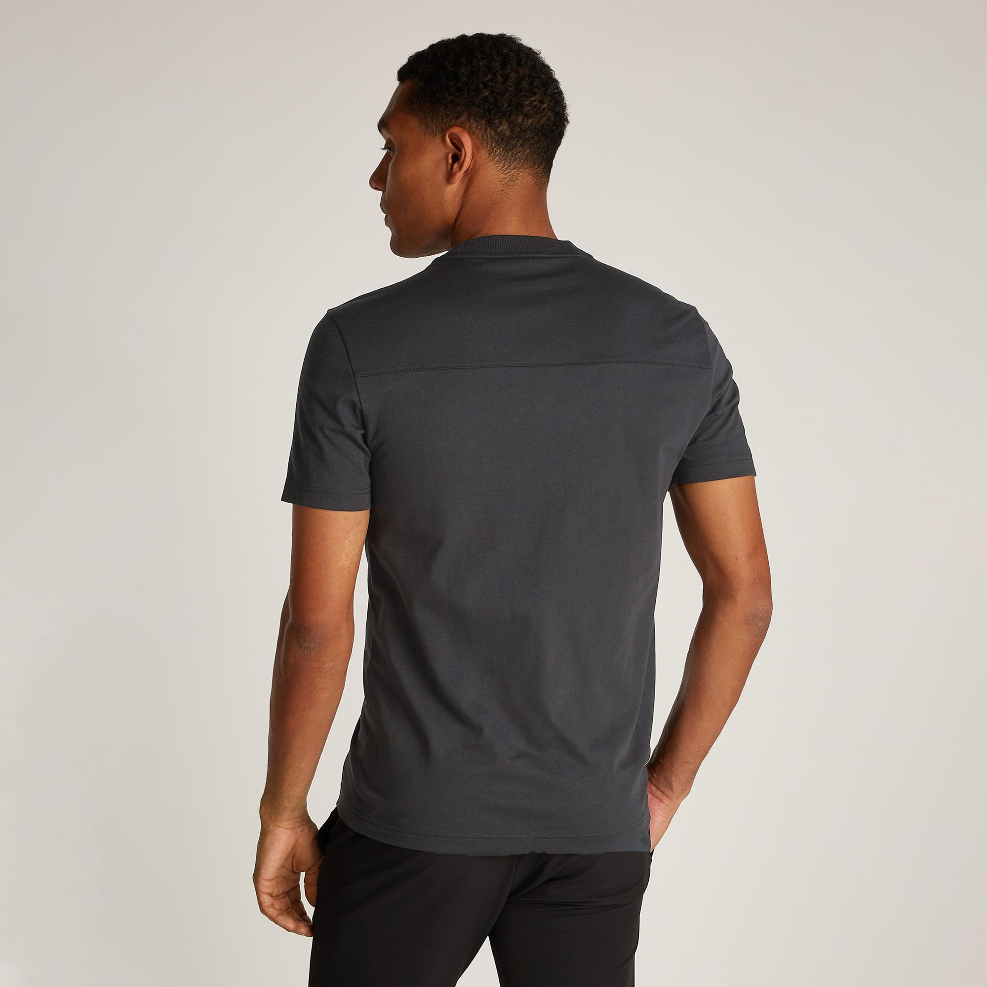 Calvin Klein Structured Embroidery Erkek Siyah T-Shirt