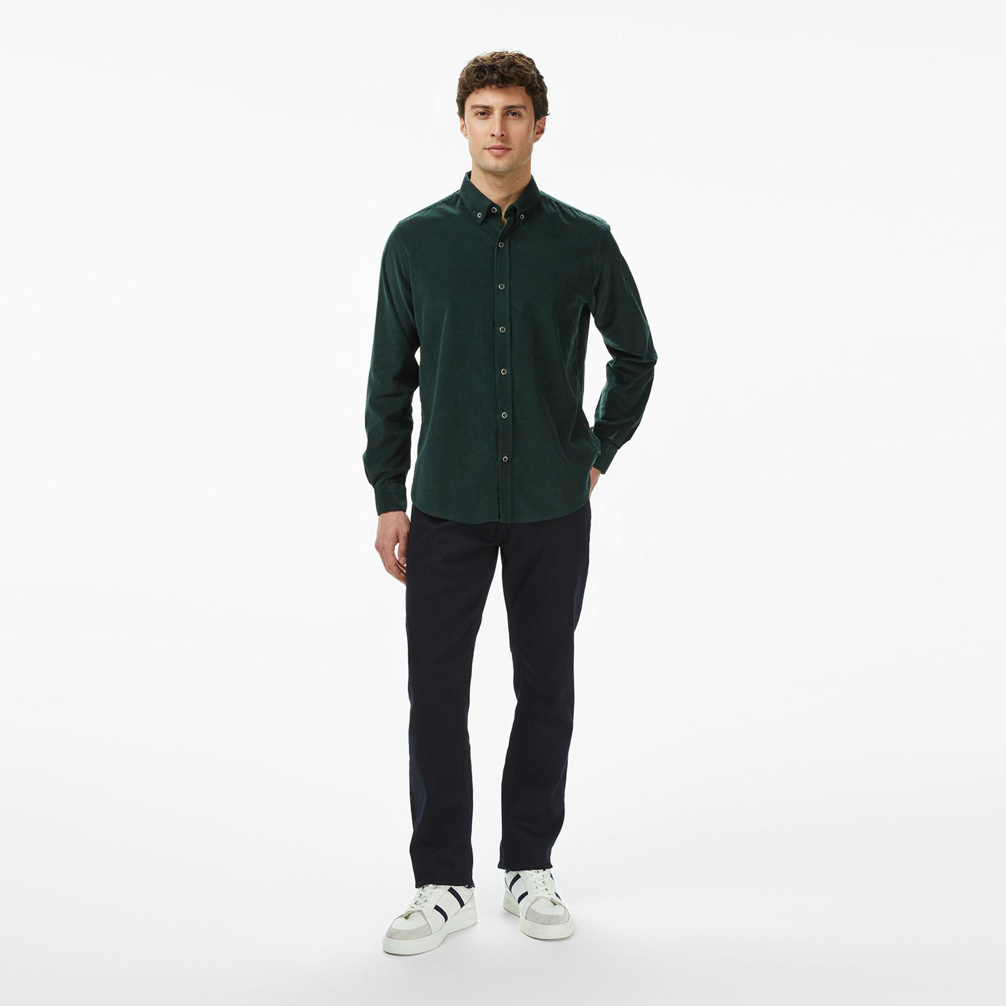 Nautica Erkek Yeşil Classic Fit Gömlek