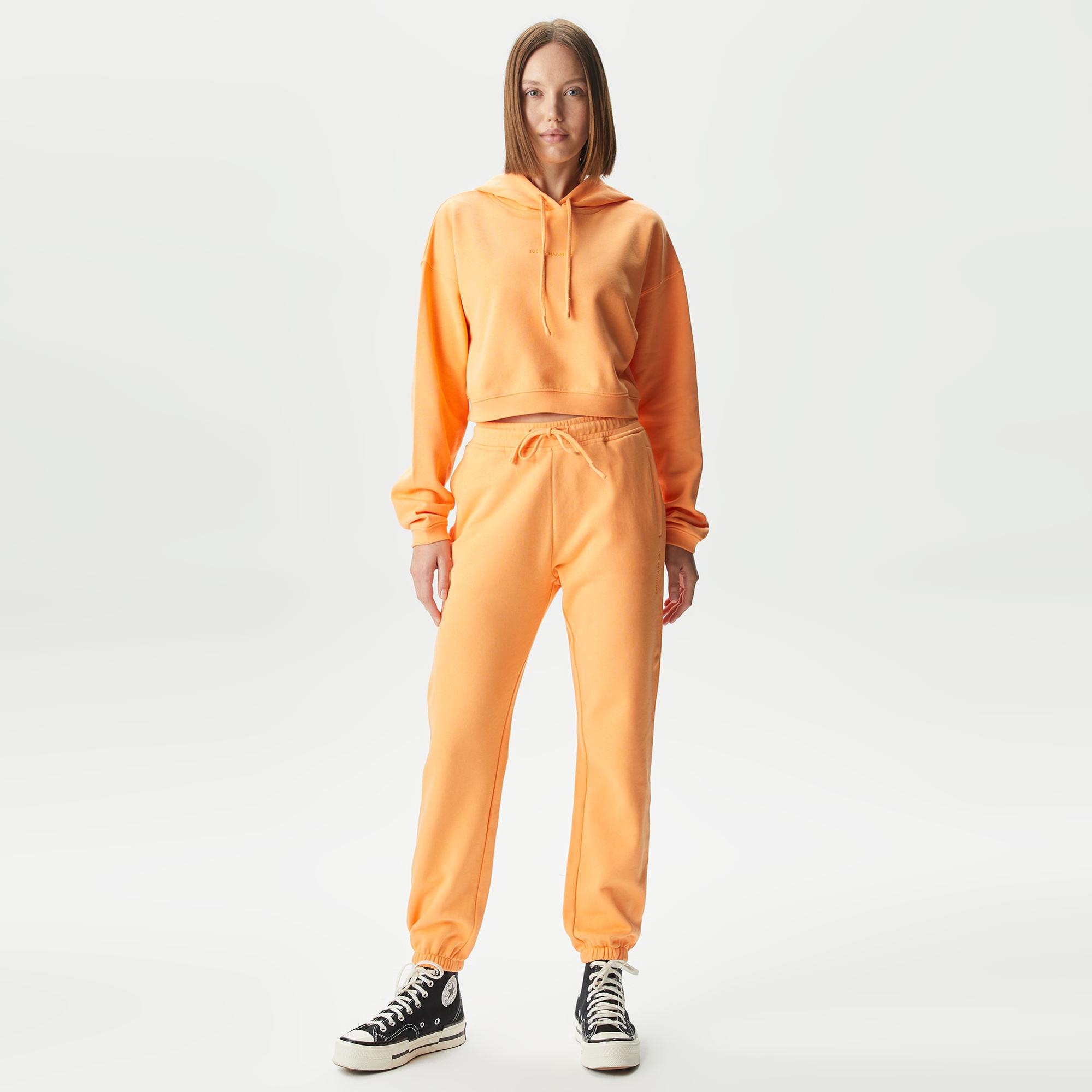 Les Benjamins Essential Kadın Turuncu Sweatshirt