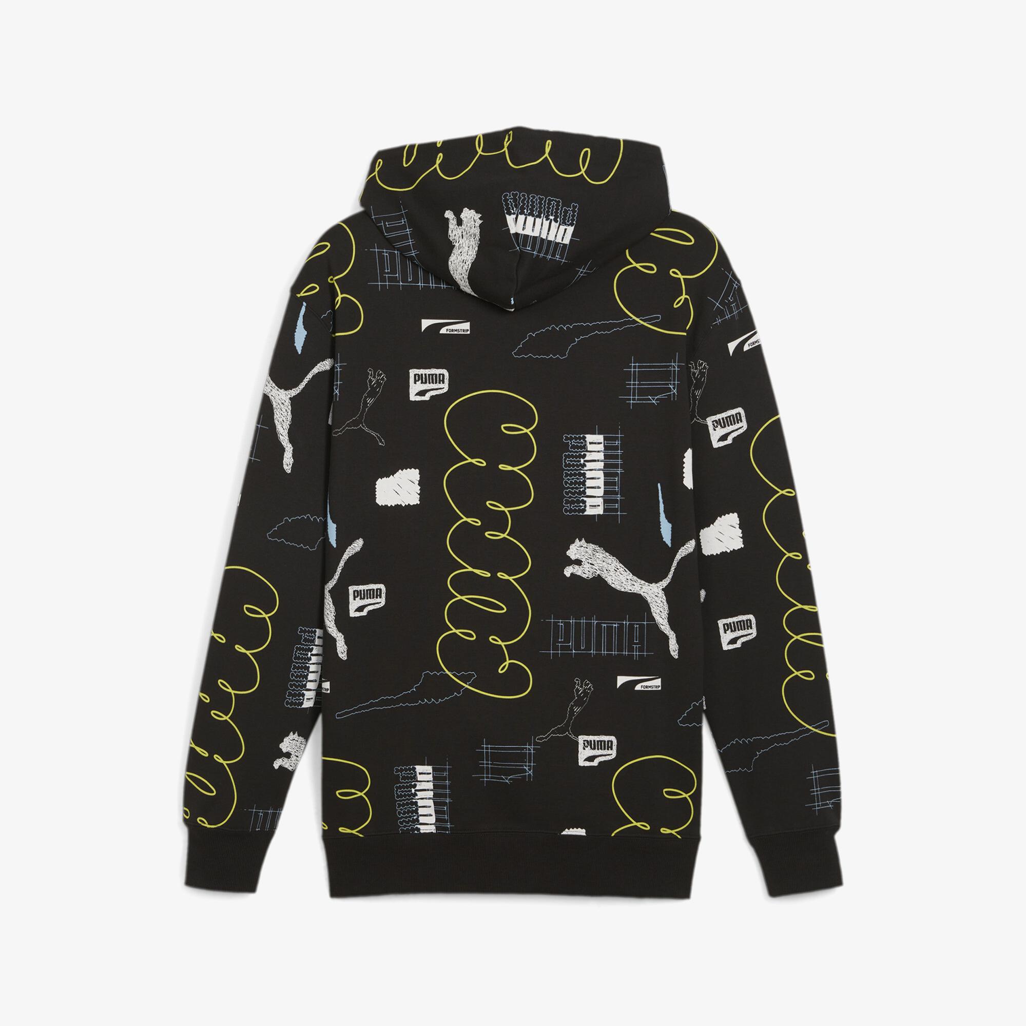 Puma Brand Love Erkek Siyah Hoodie