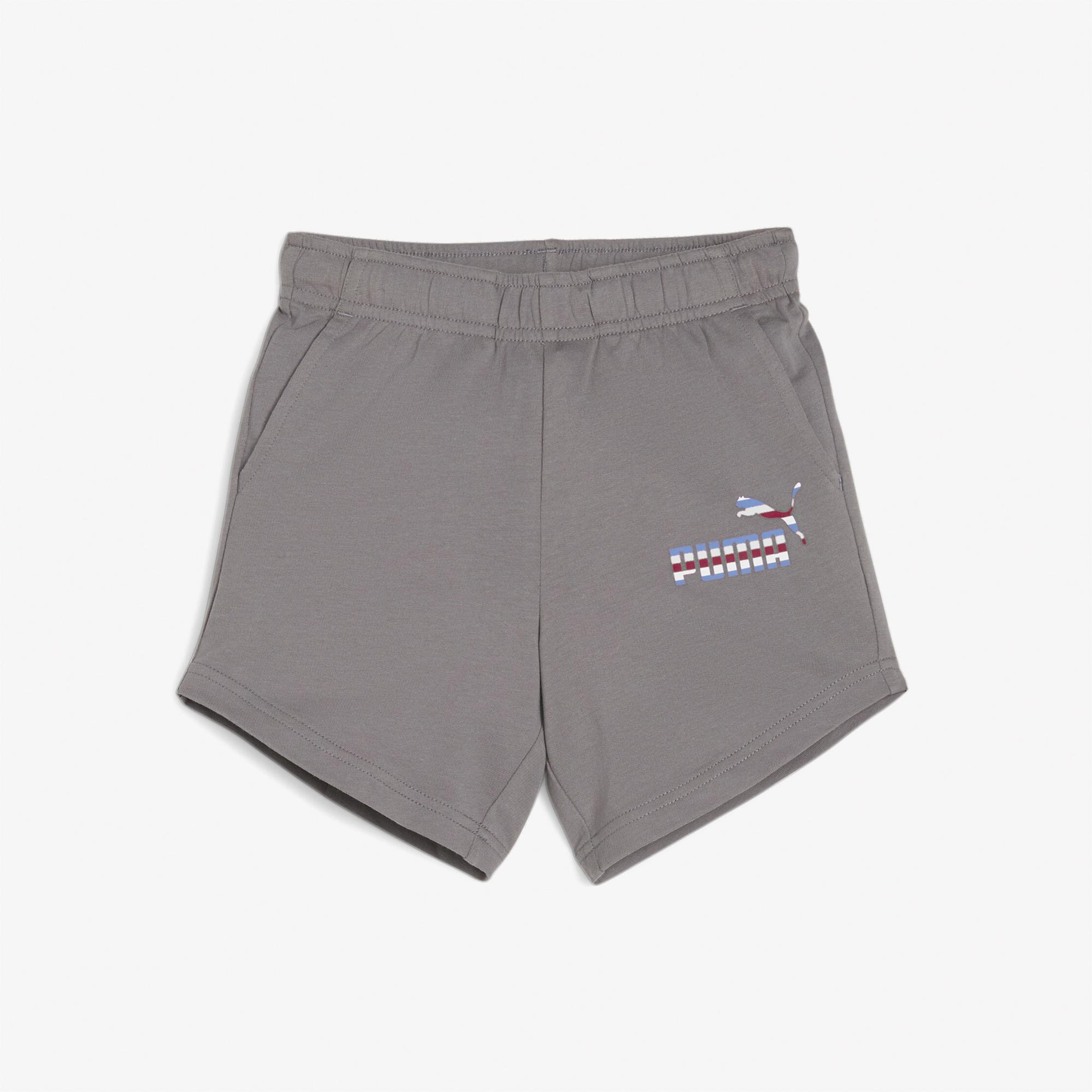 Puma Ess+ Summer Camp Çocuk Gri Şort