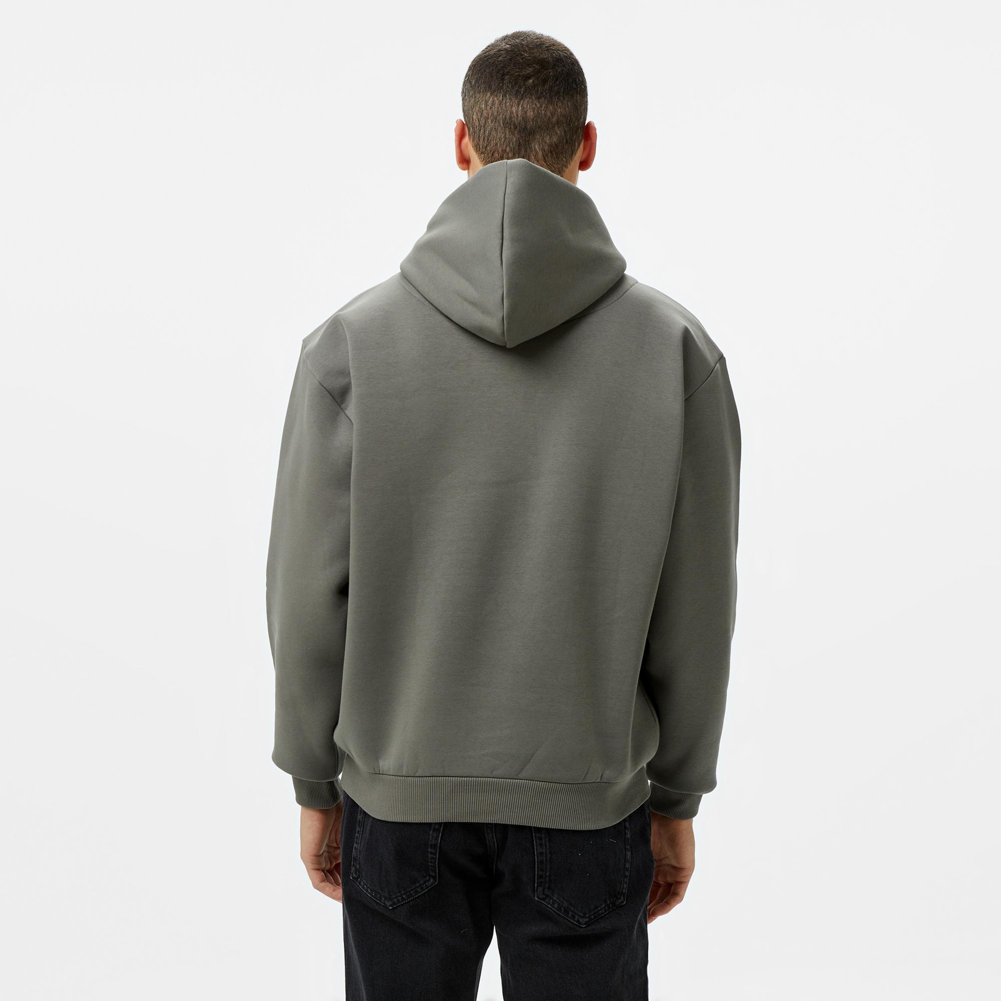 Karl Kani Small Signature Essential Os Erkek Gri Hoodie