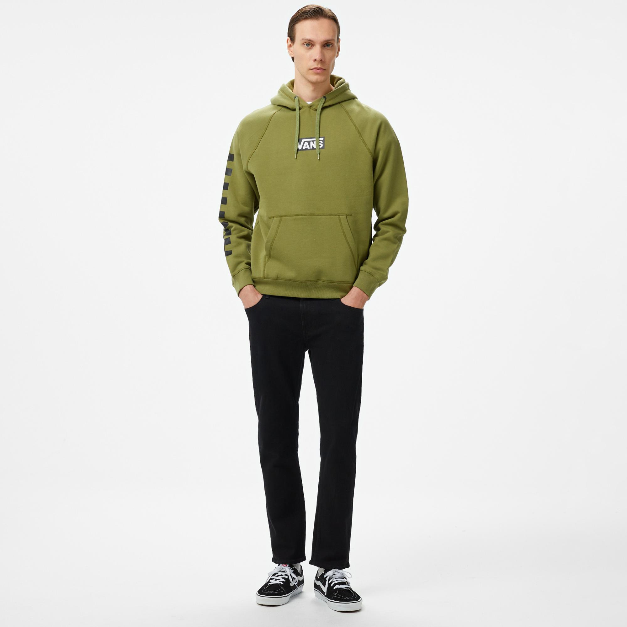 Vans Boxed Pullover Erkek Yeşil Sweatshirt