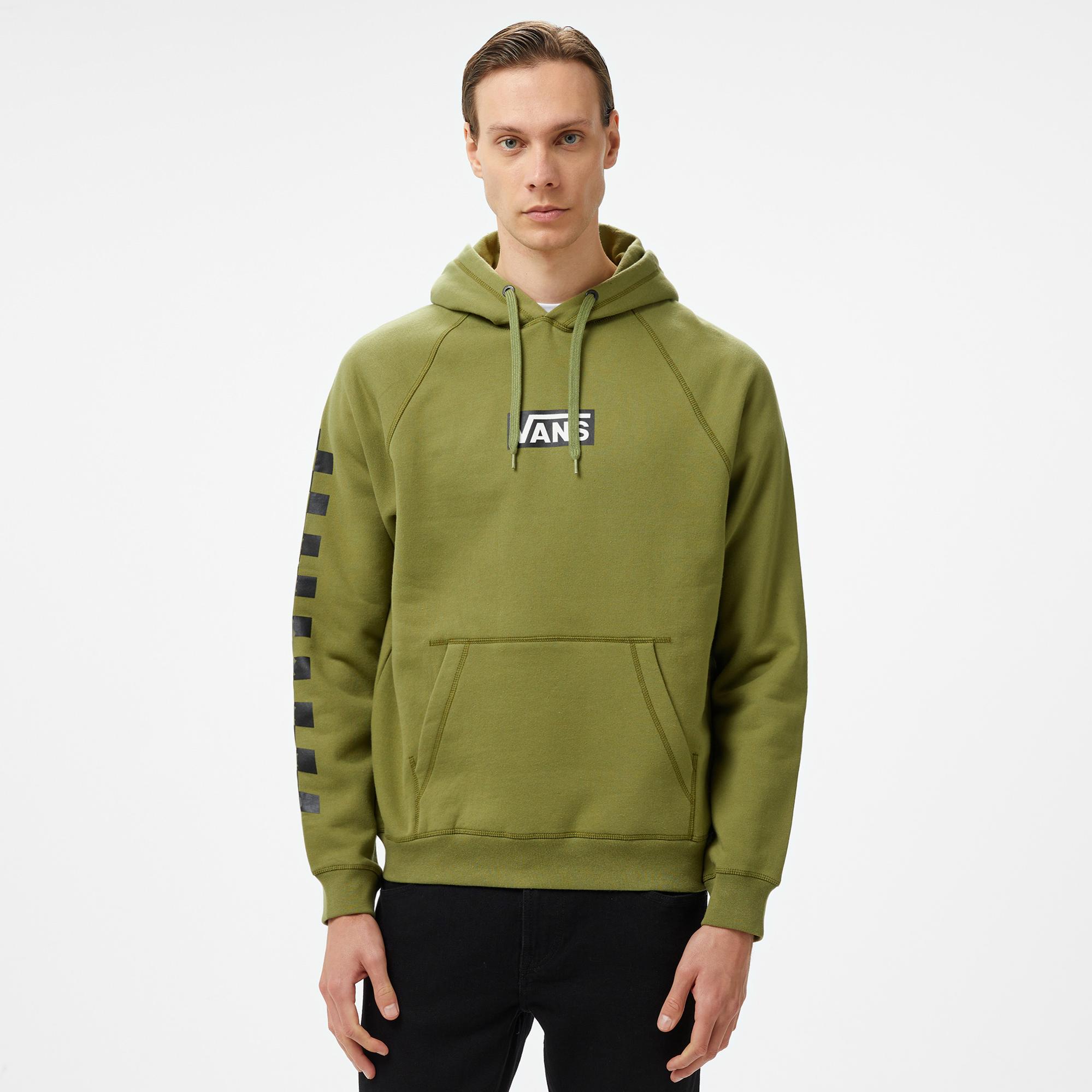 Vans Boxed Pullover Erkek Yeşil Sweatshirt