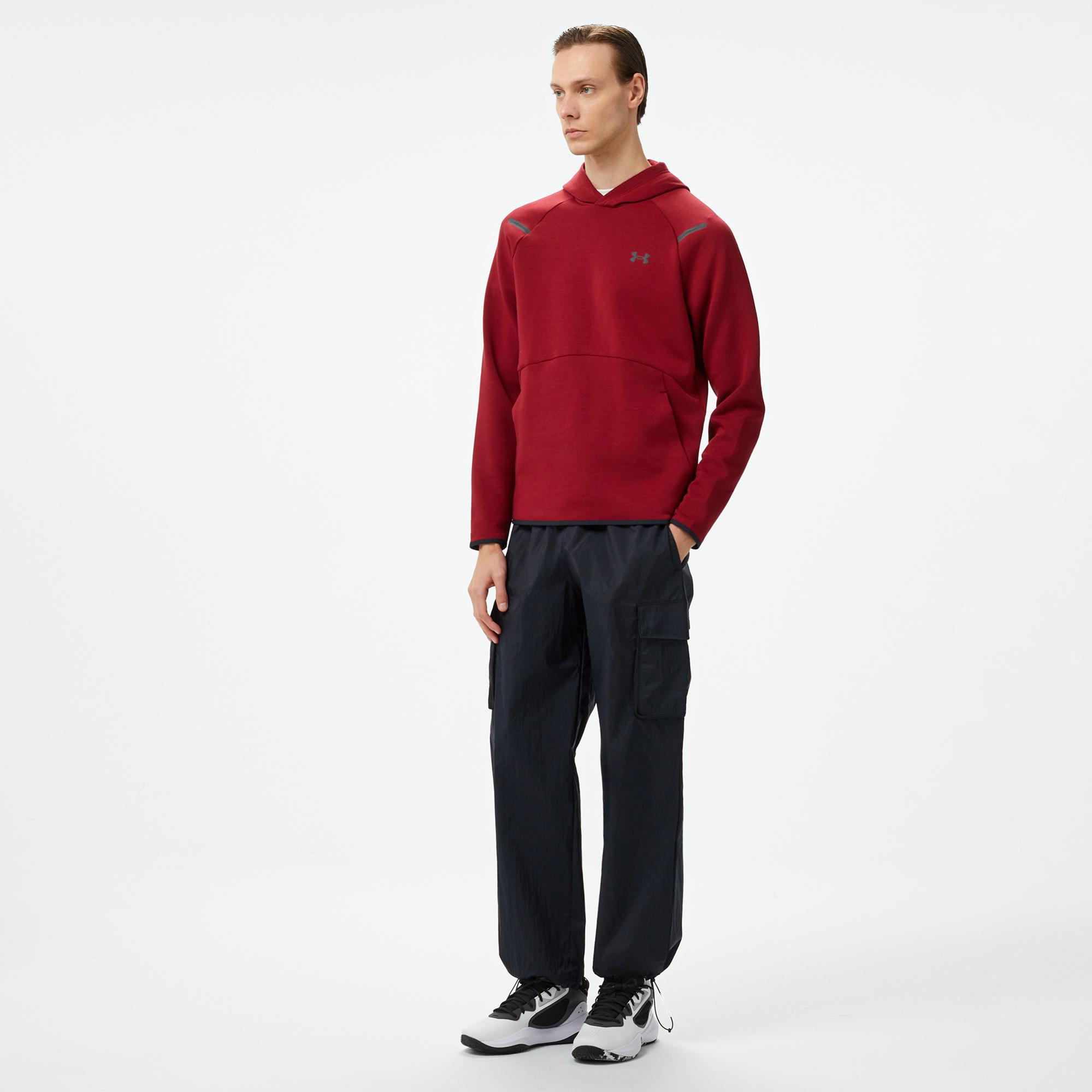 Under Armour Erkek Unstoppable Fleece Bordo Sweatshirt