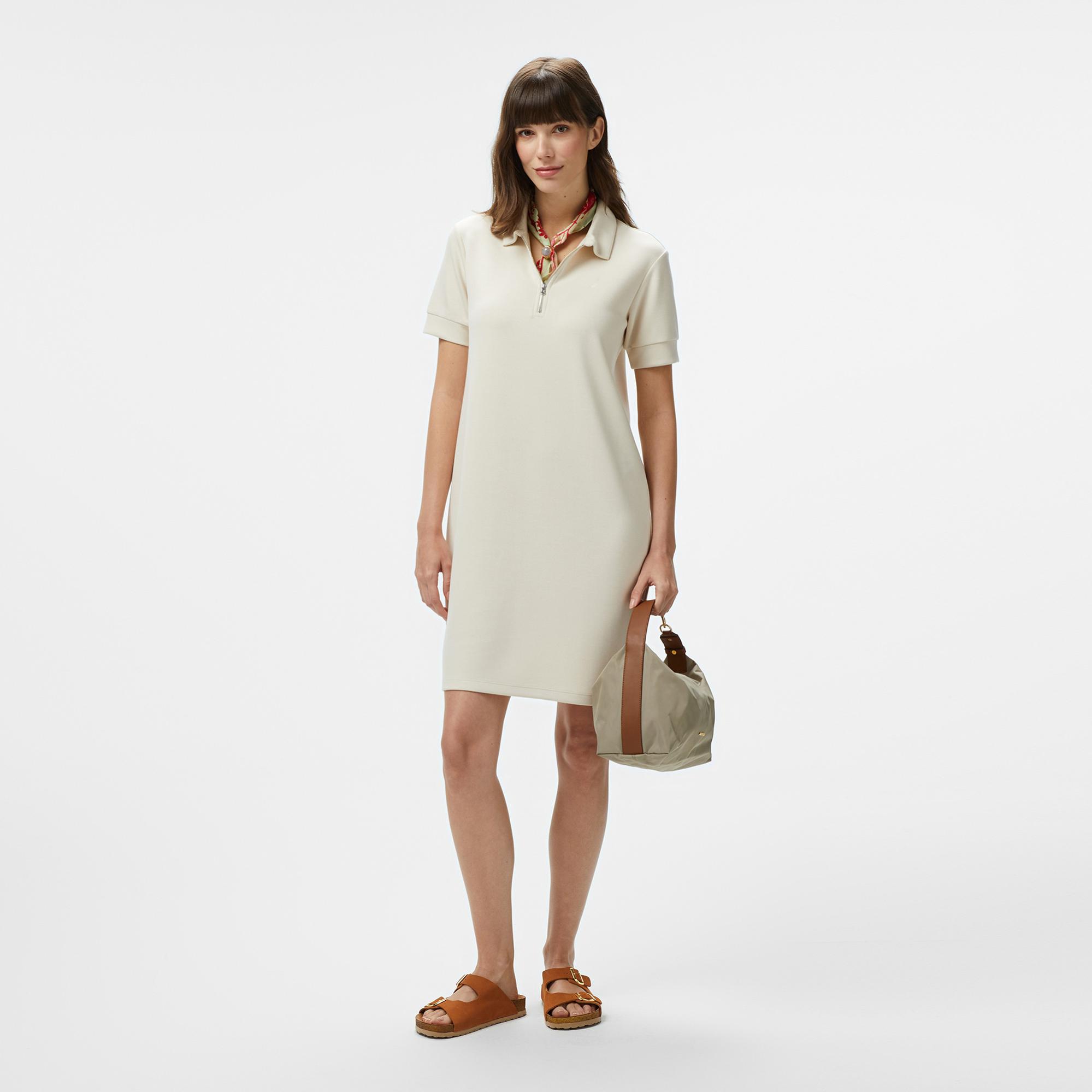 Nautica Kadın Krem Rengi Regular Fit Elbise