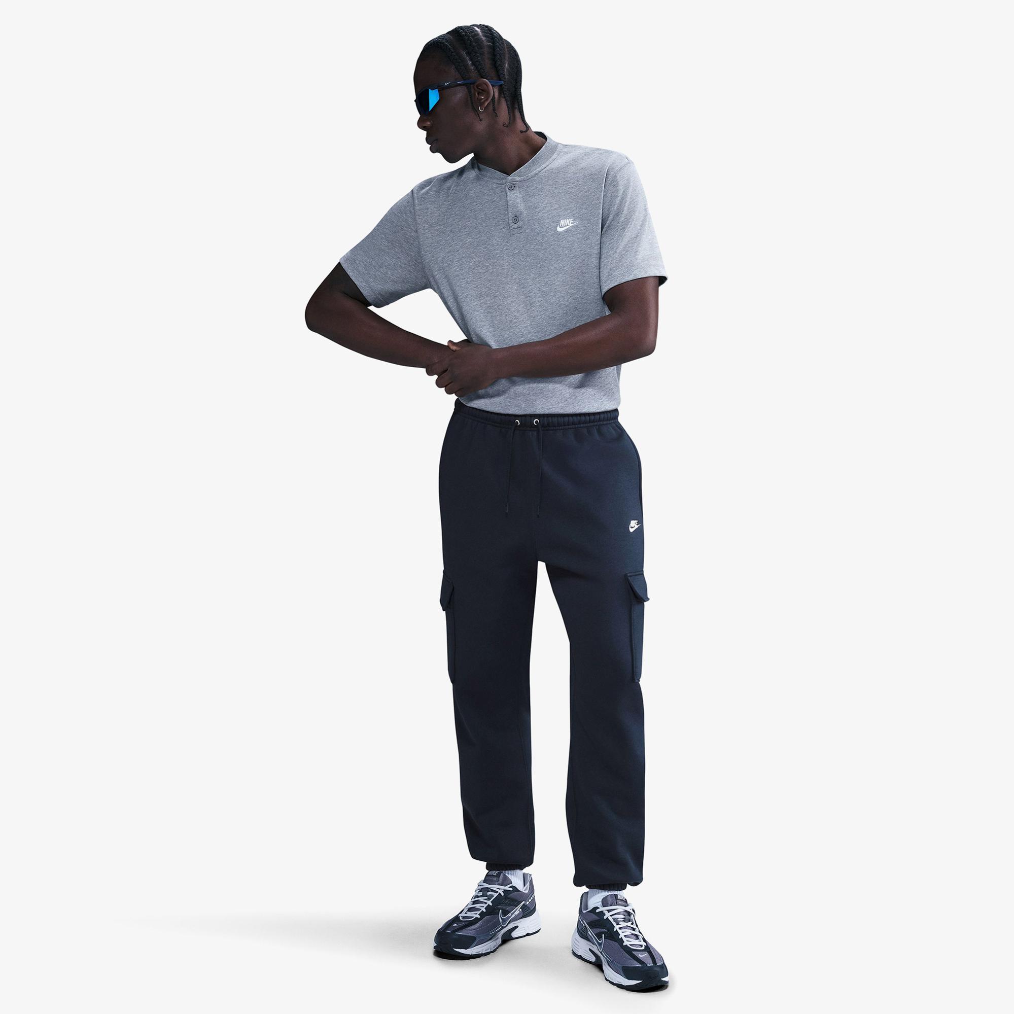 Nike Club Cargo Erkek Lacivert Eşofman Altı