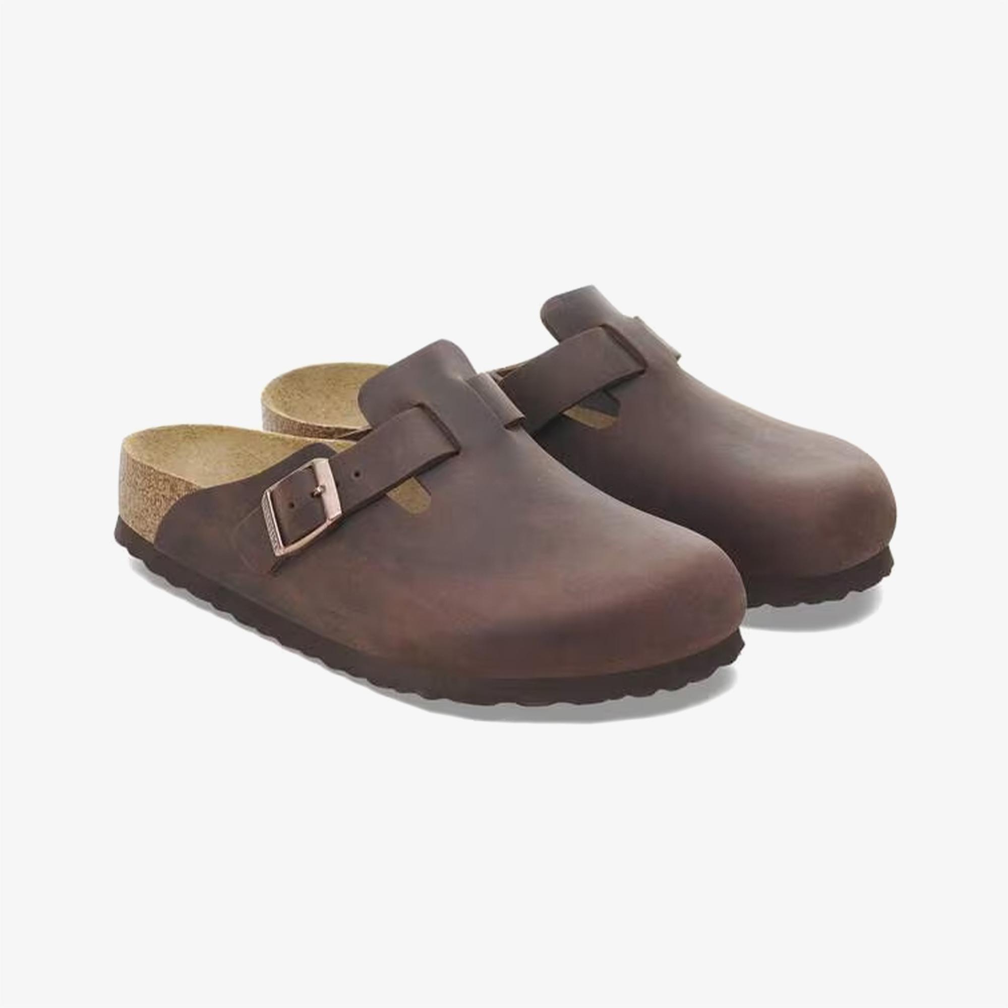 Birkenstock Boston Soft Footbed Unisex Kahverengi Terlik