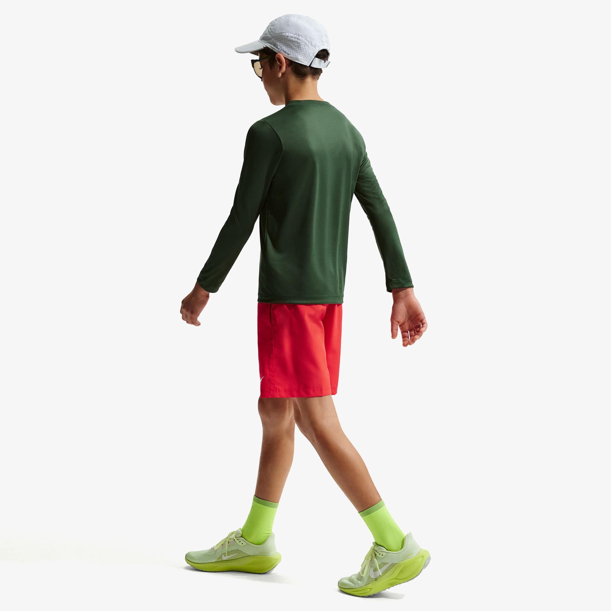 Nike Dri-Fit Multi Woven Çocuk Kırmızı Şort