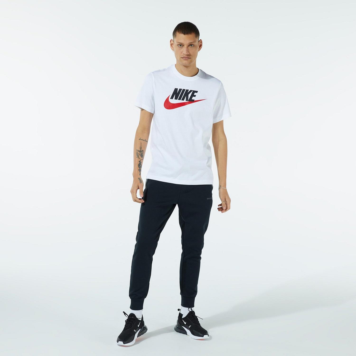 Nike Sportswear Icon Futura Erkek Beyaz T-Shirt