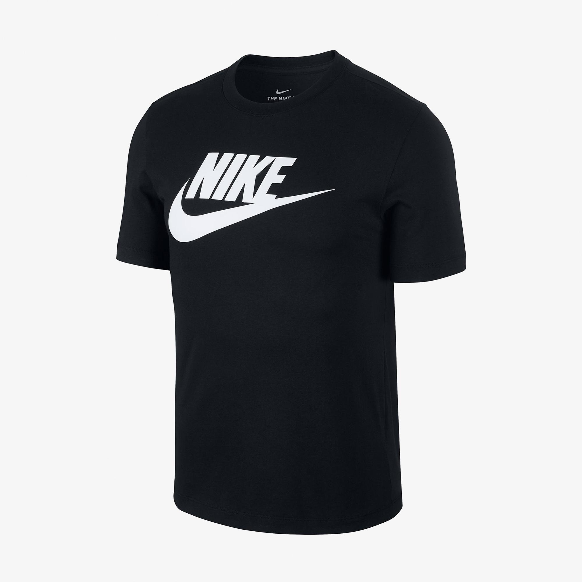Nike Sportswear Icon Futura Erkek Siyah T-Shirt