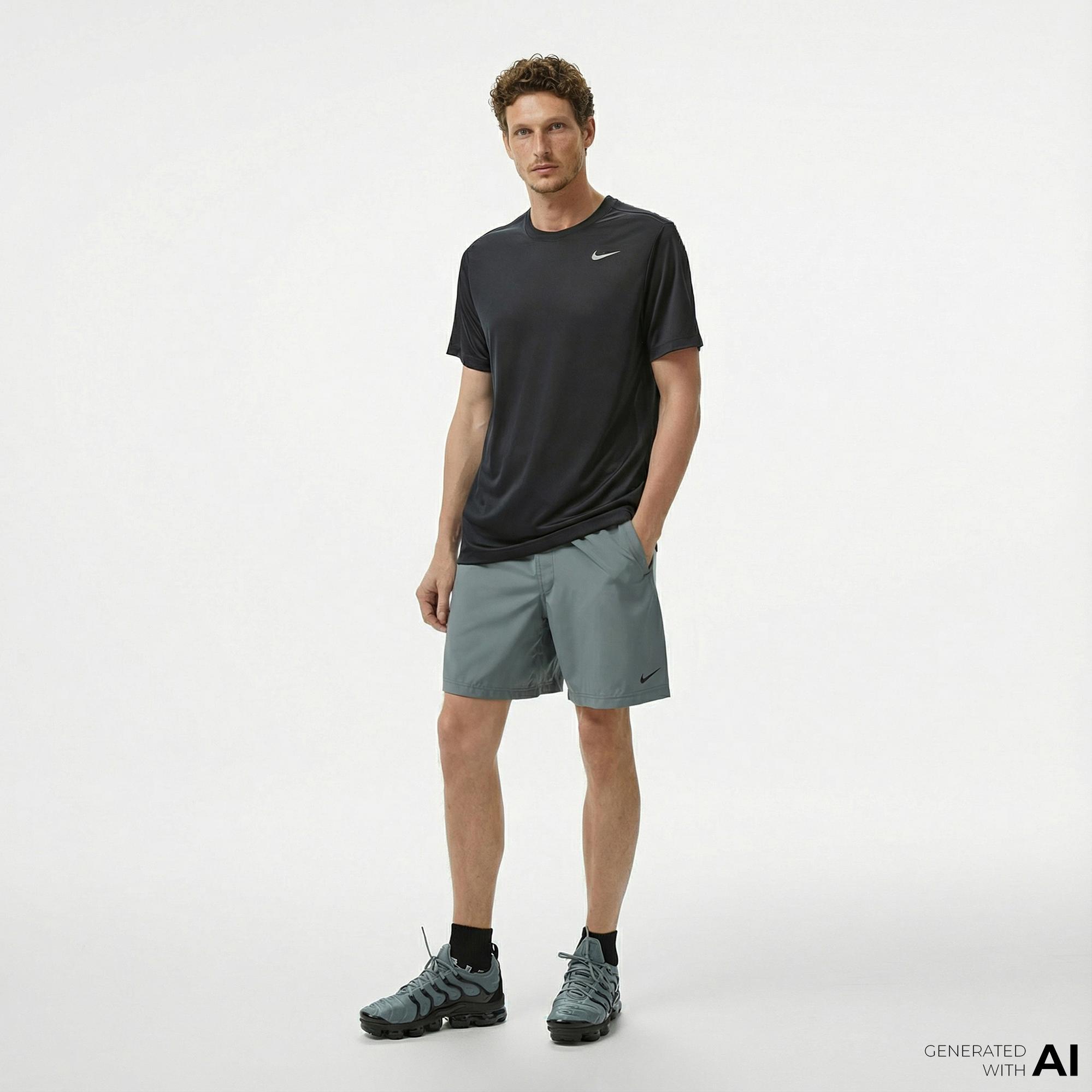 Nike Dri-Fit Form Erkek Gri Şort