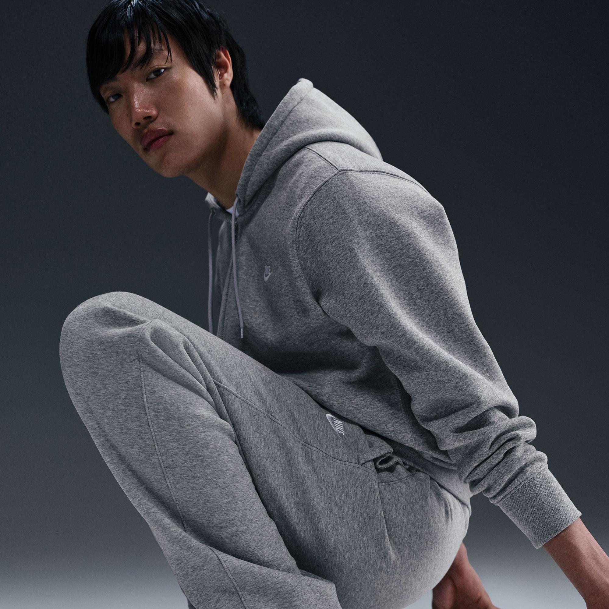 Nike Club Erkek Gri Eşofman Altı