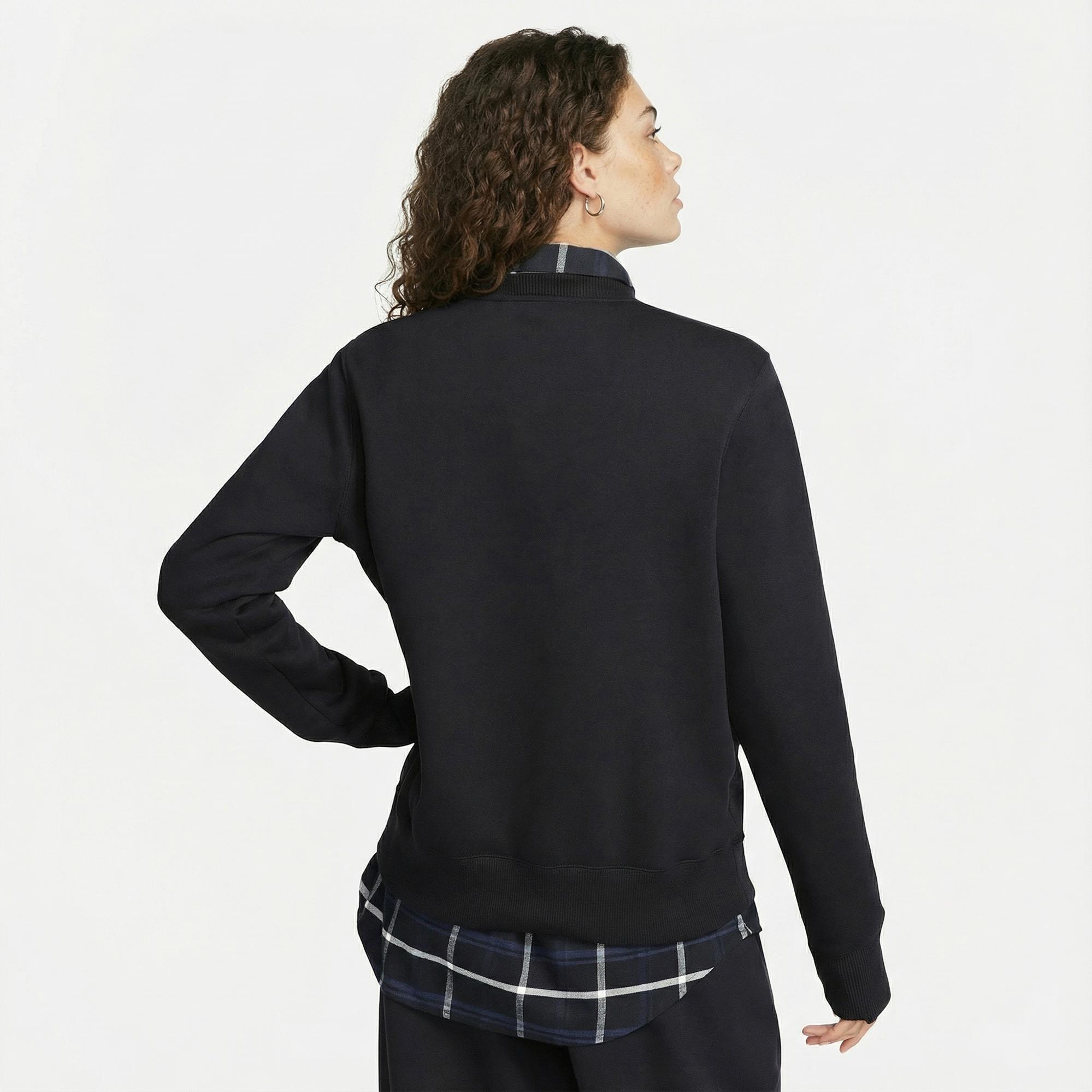 Nike Sportswear Phoenix Fleece Kadın Siyah Sweatshirt