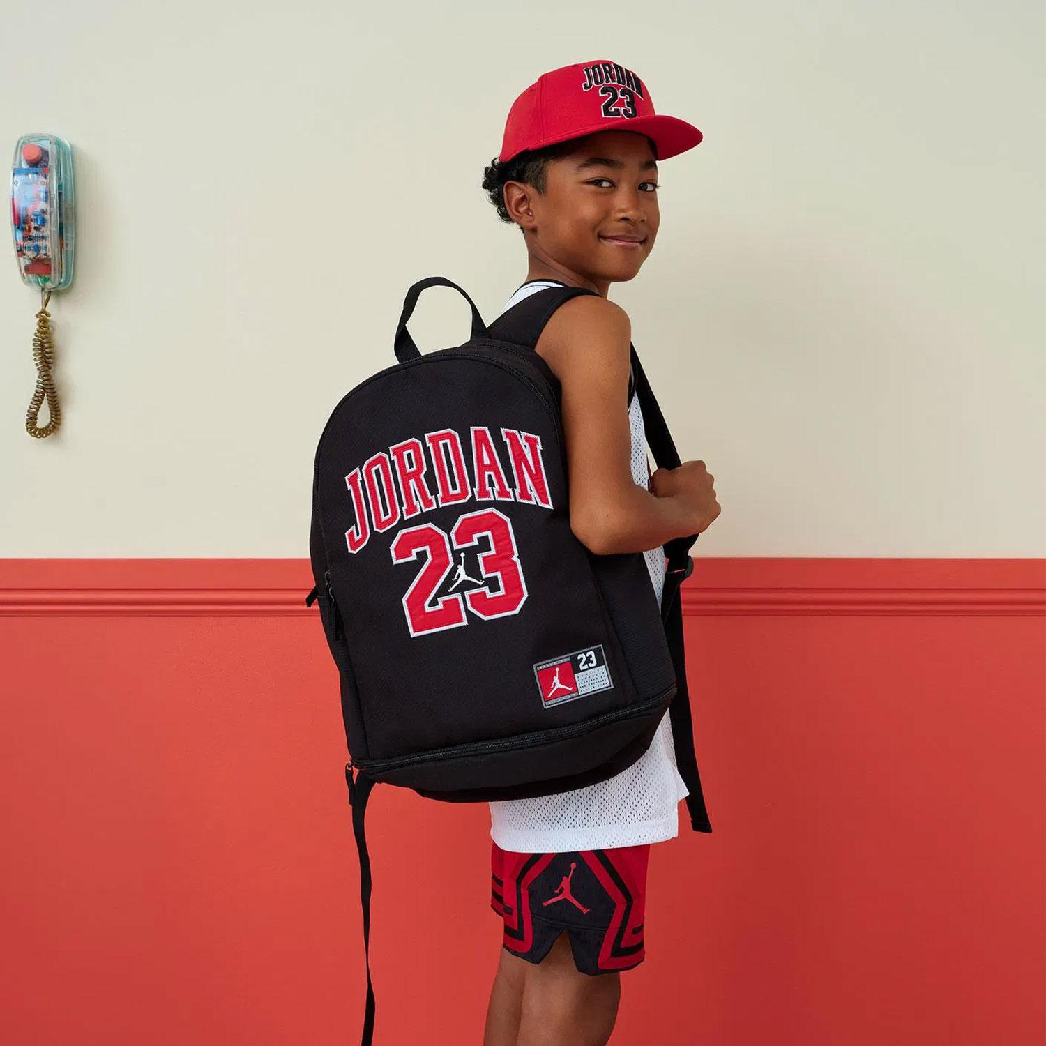 Jordan Jersey 23 Çocuk Siyah Sırt Çantası