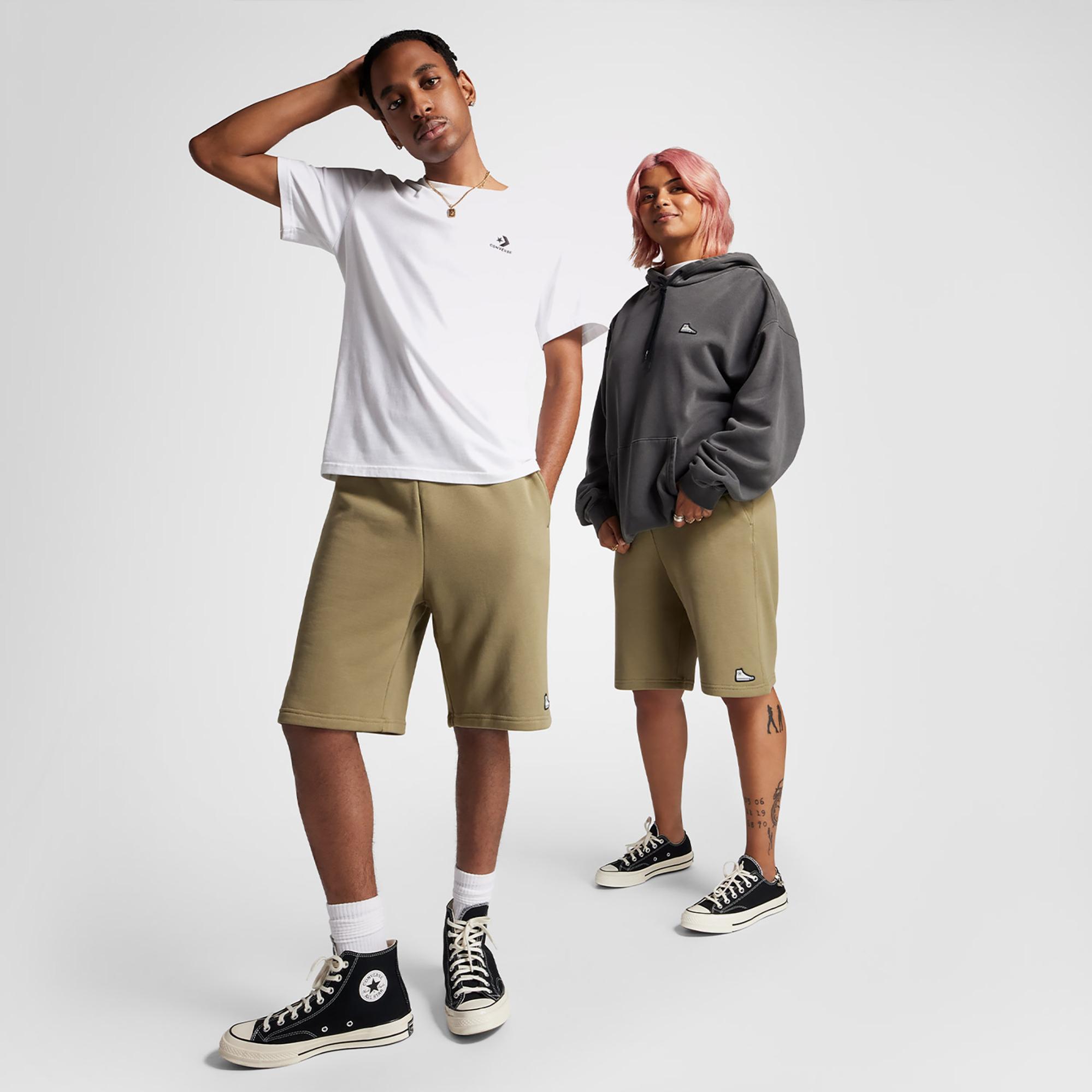 Converse Go To Loose Fit Unisex Haki Şort