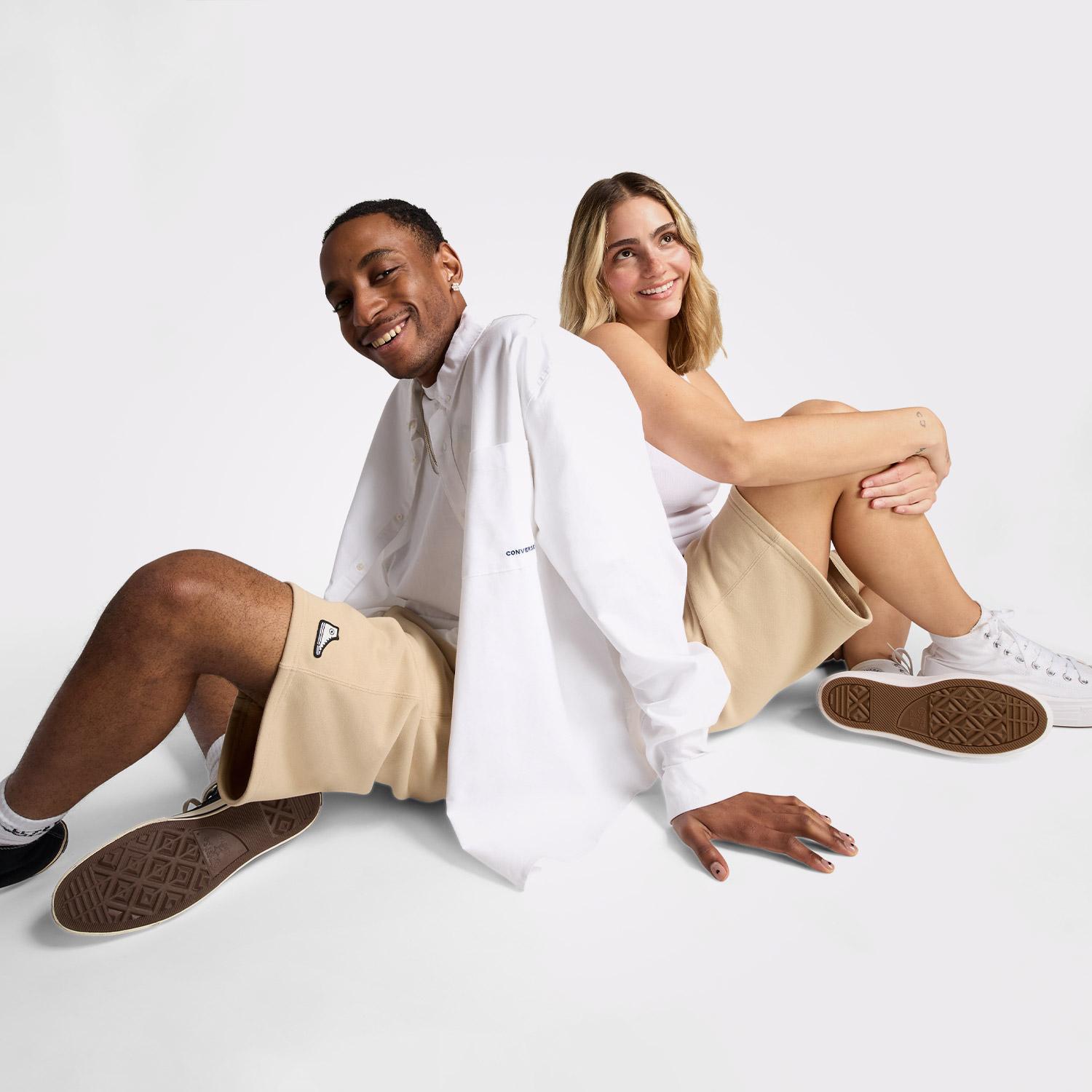 Converse Go To Loose Fit Unisex Bej Şort