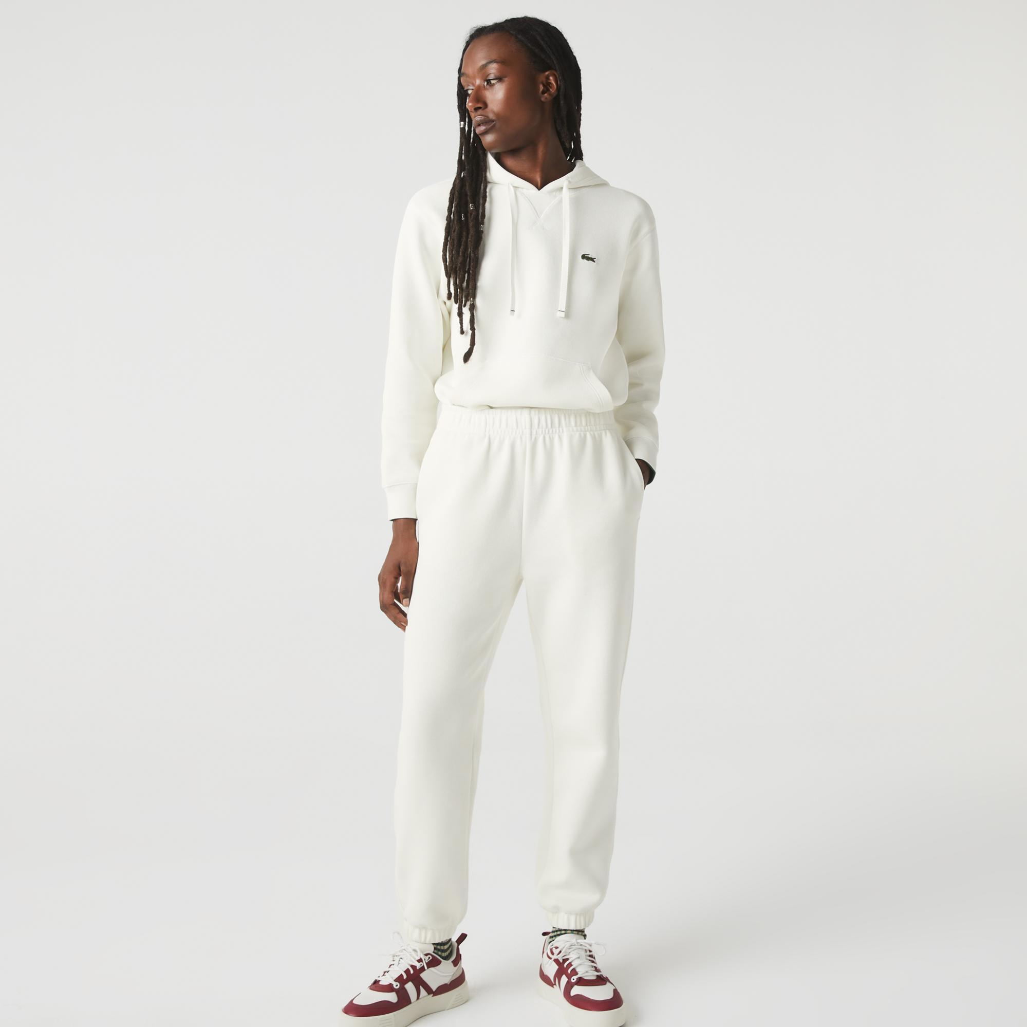 Lacoste Kadın Regular Fit Beyaz Eşofman Altı