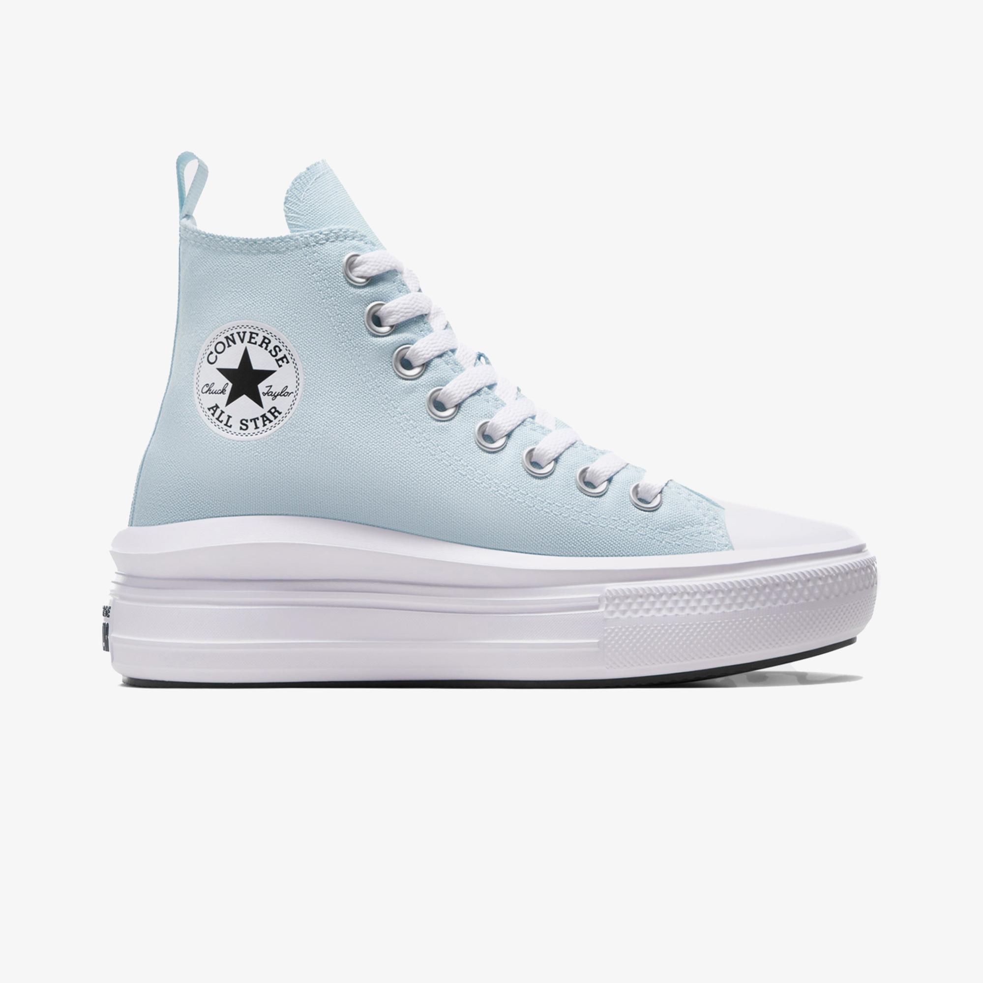 Converse Chuck Taylor All Star Move Platform Genç Mavi Sneaker