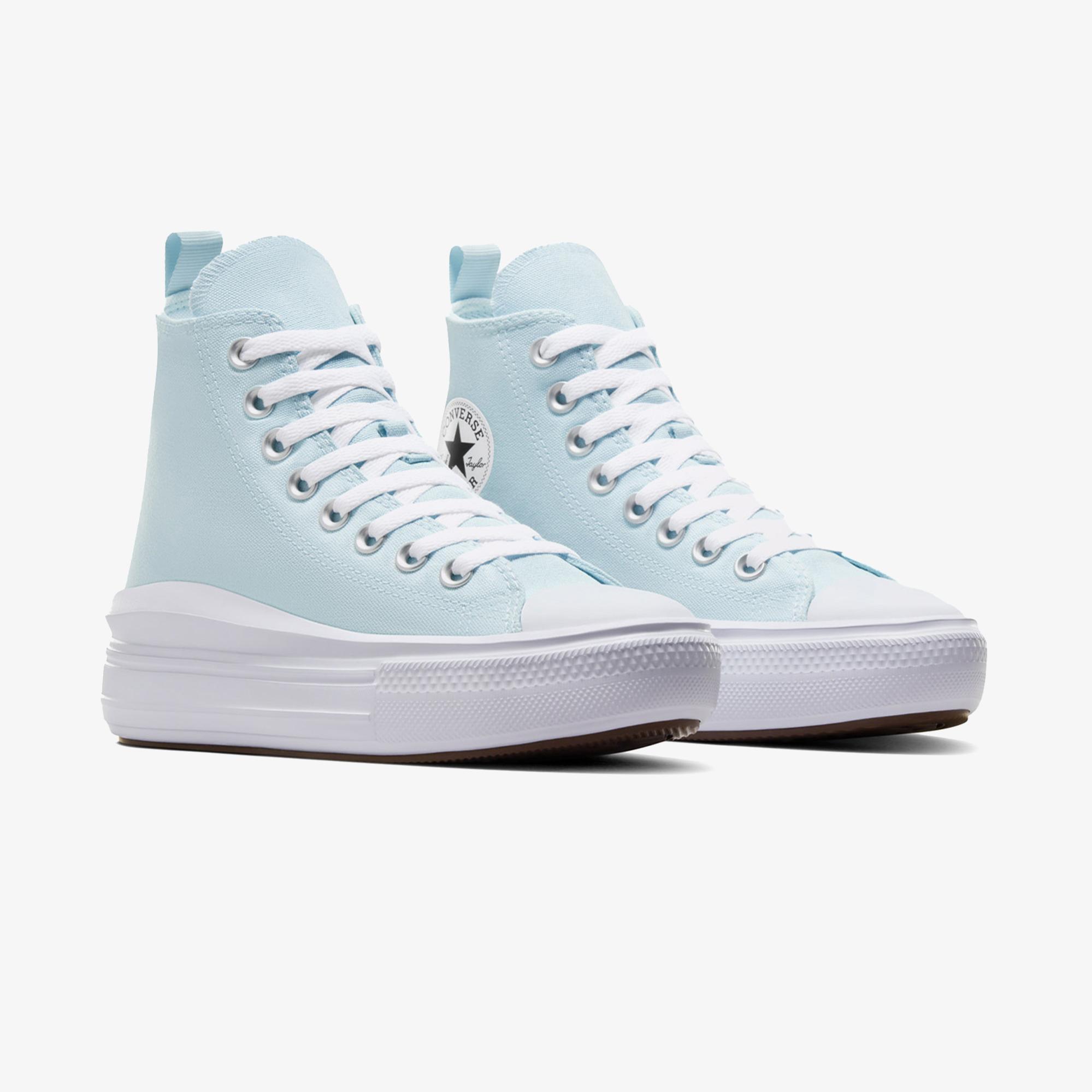 Converse Chuck Taylor All Star Move Platform Genç Mavi Sneaker