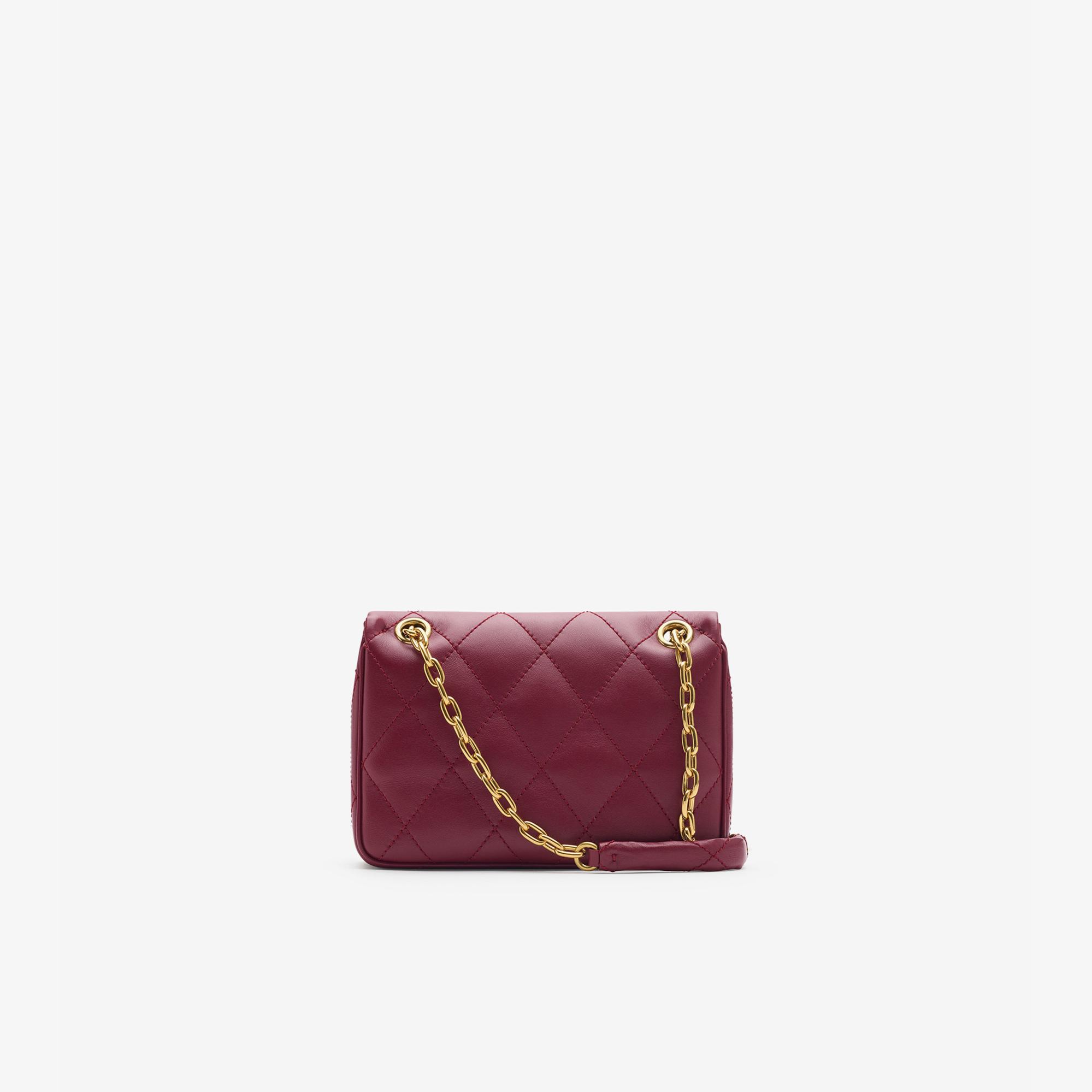 Burberry Small Strand Kadın Bordo Omuz Çantası