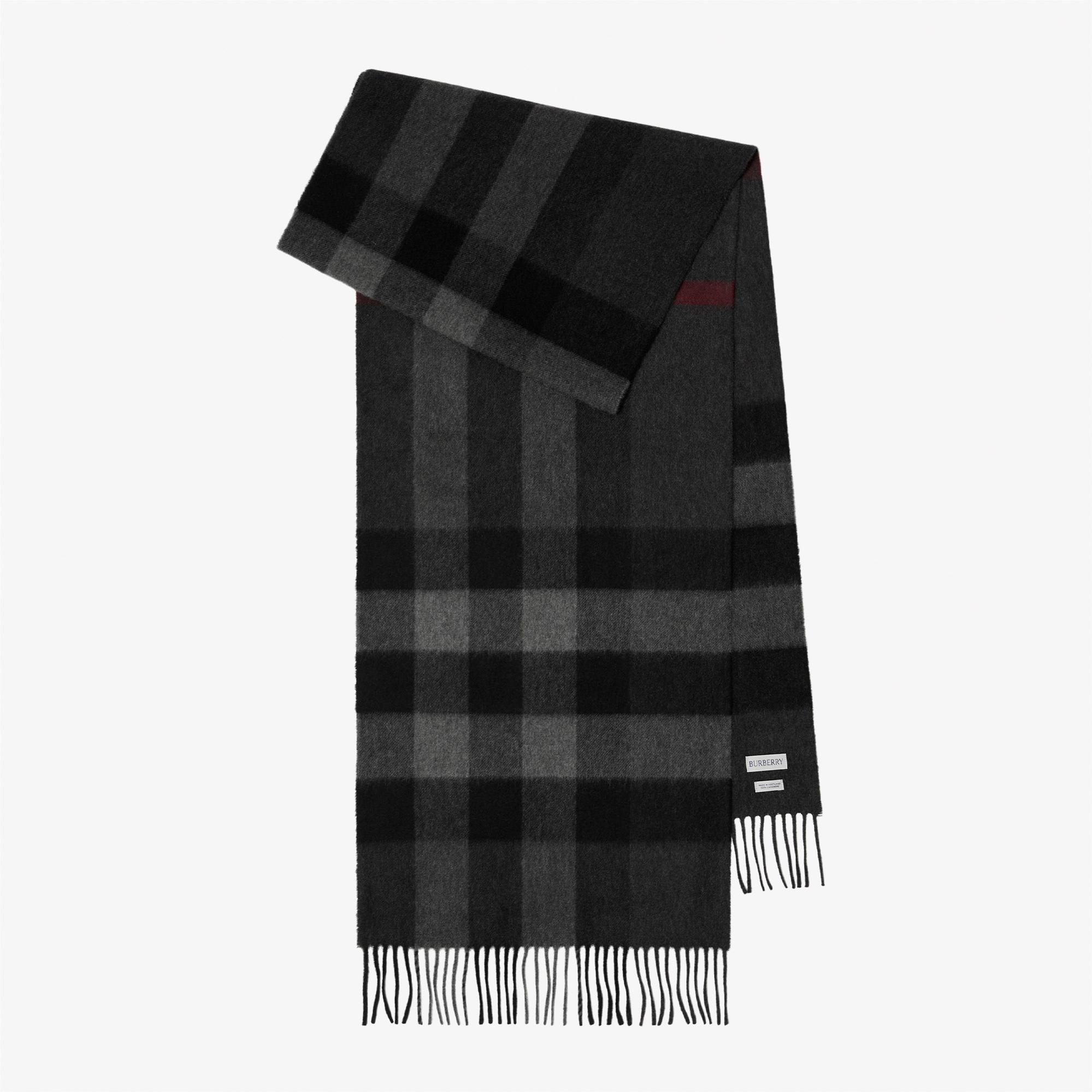 Burberry Check Kaşmir Kadın Gri Atkı