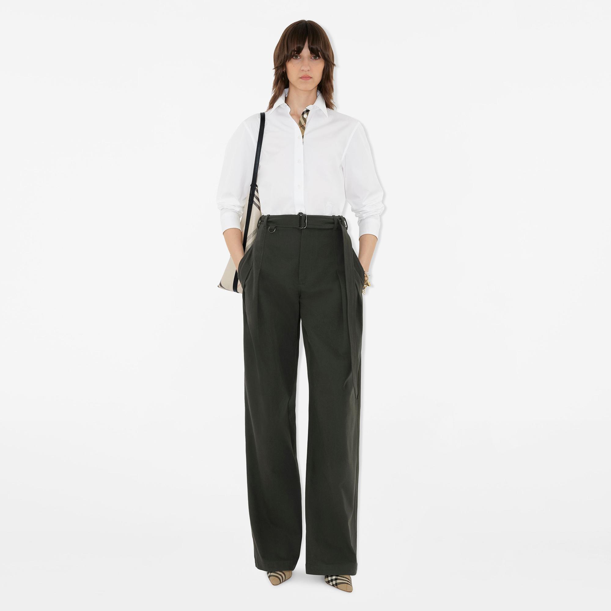 Burberry Kadın Beyaz Gömlek