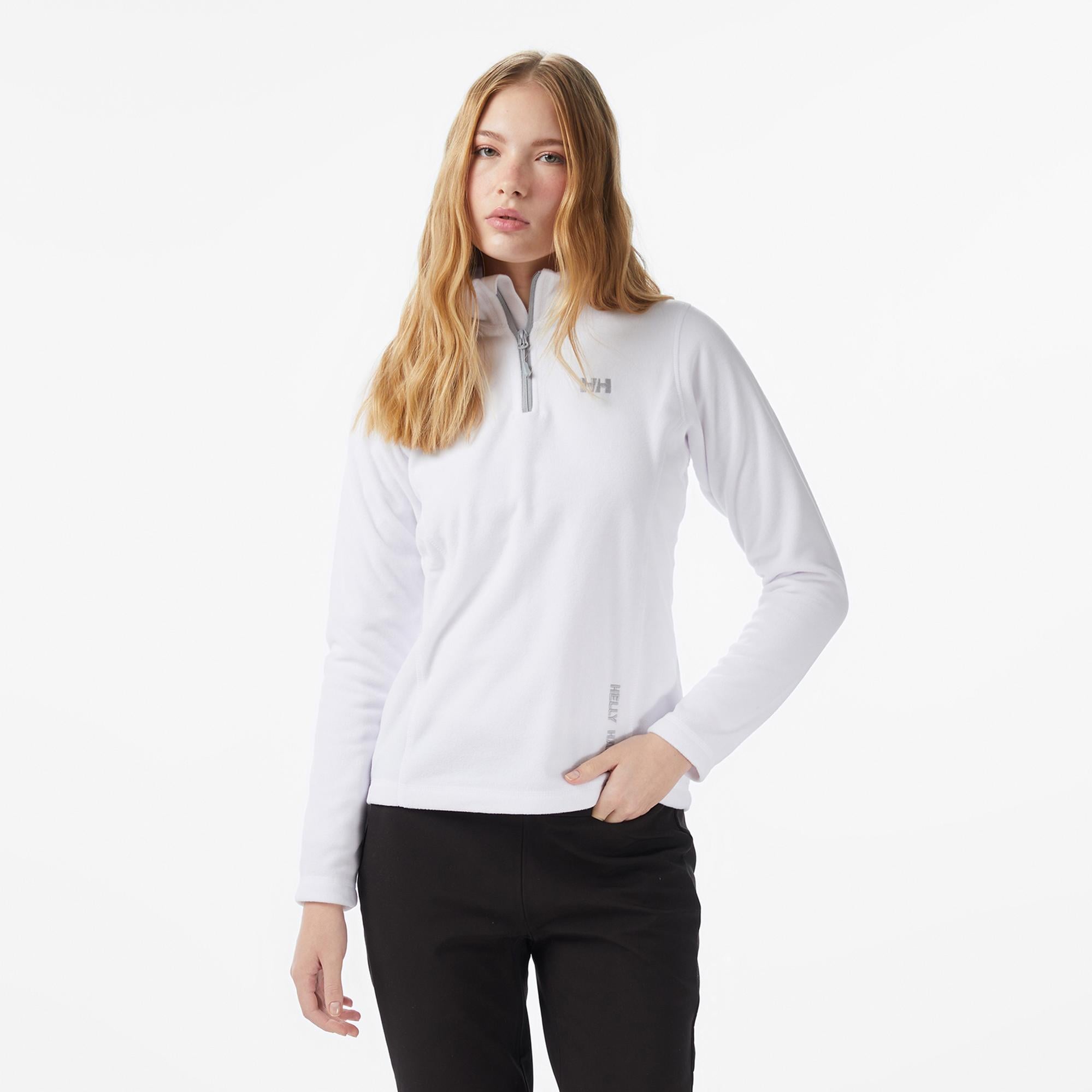 Helly Hansen Slope Polar Fleece Kadın Beyaz Sweatshirt