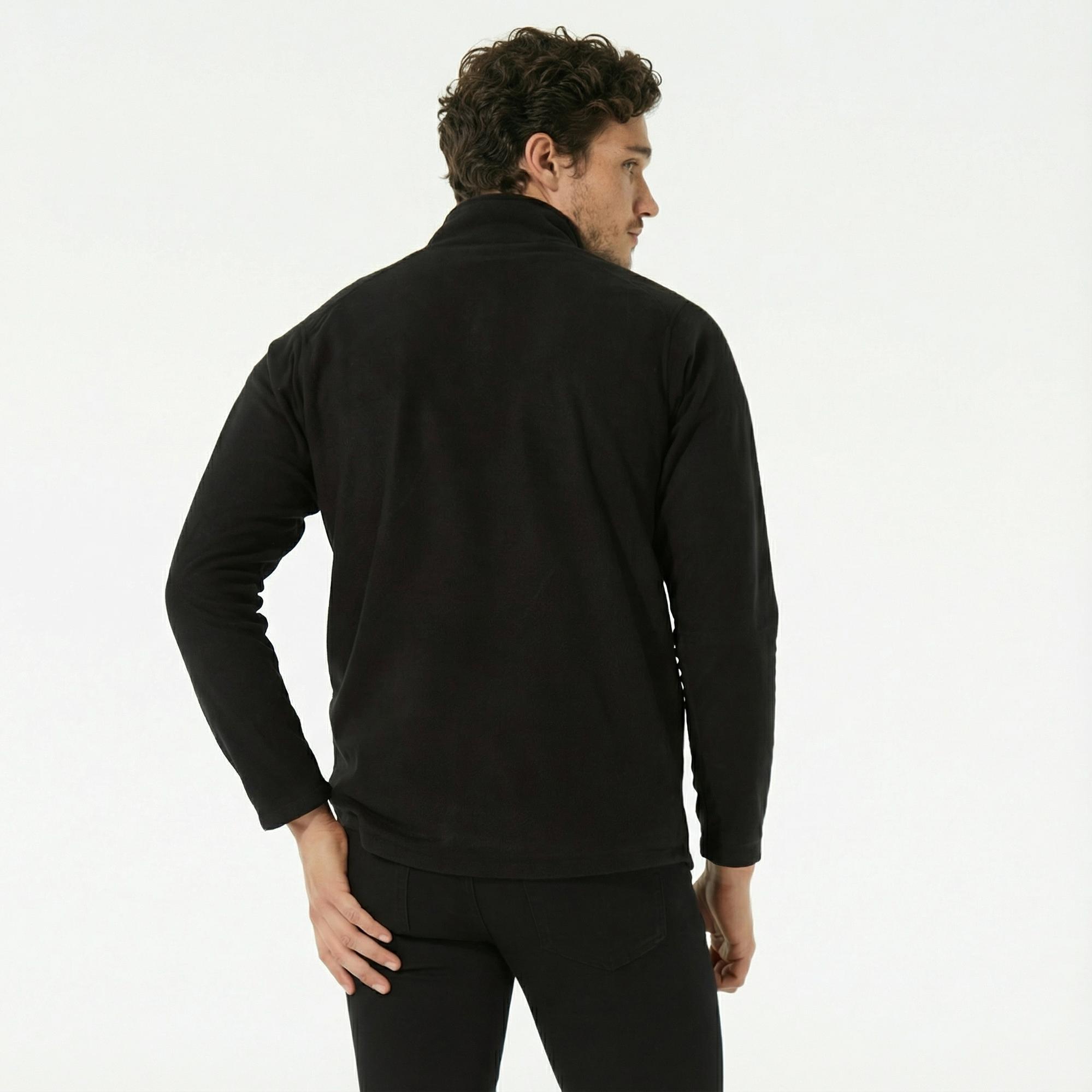 Helly Hansen HH Mount Fleece Erkek Siyah Polar Sweatshirt