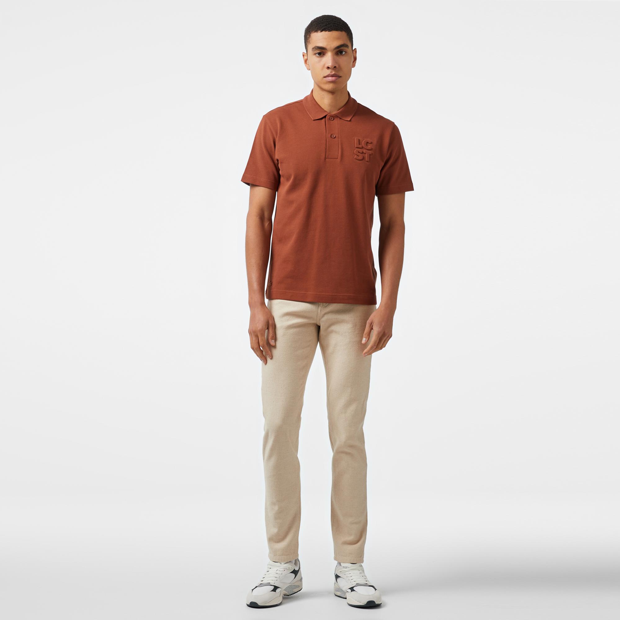 Lacoste Erkek Relaxed Fit Turuncu Polo
