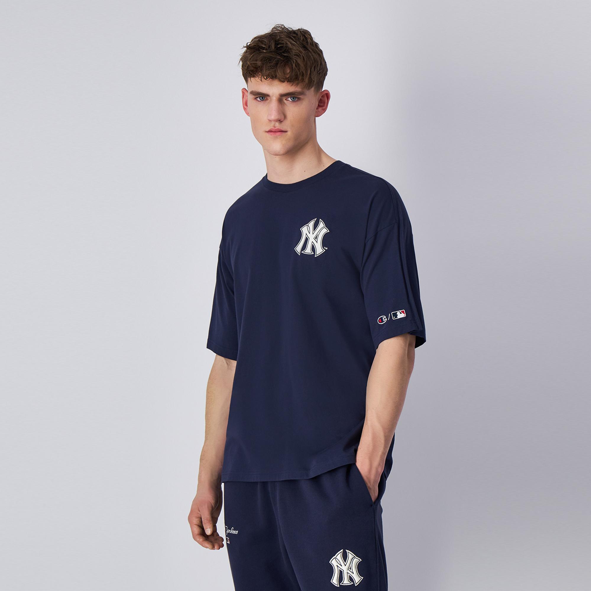 Champion Erkek Lacivert T-Shirt