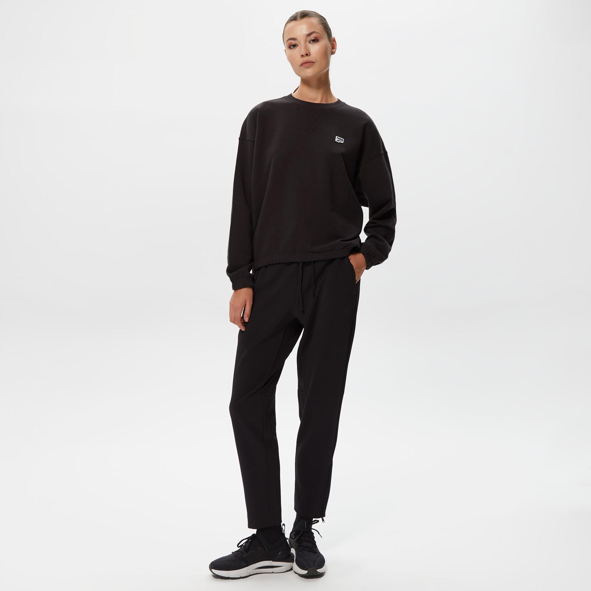 Puma Downtown Kadın Siyah Sweatshirt