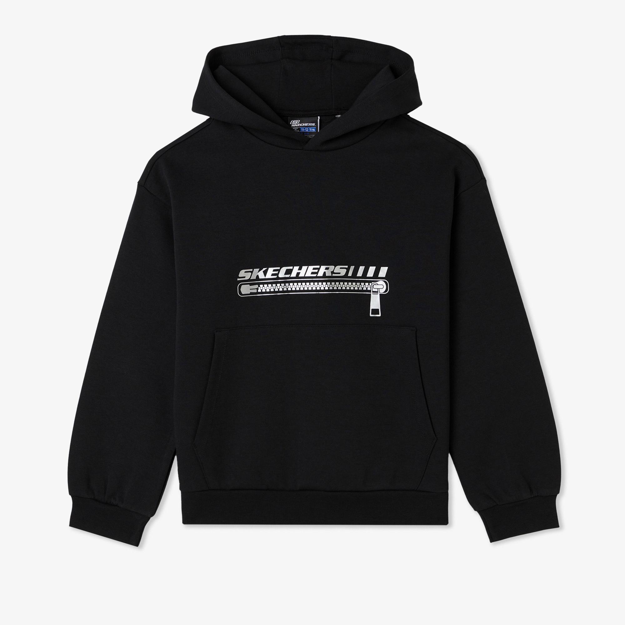 Skechers B 2Xi-Lock Çocuk Siyah Hoodie