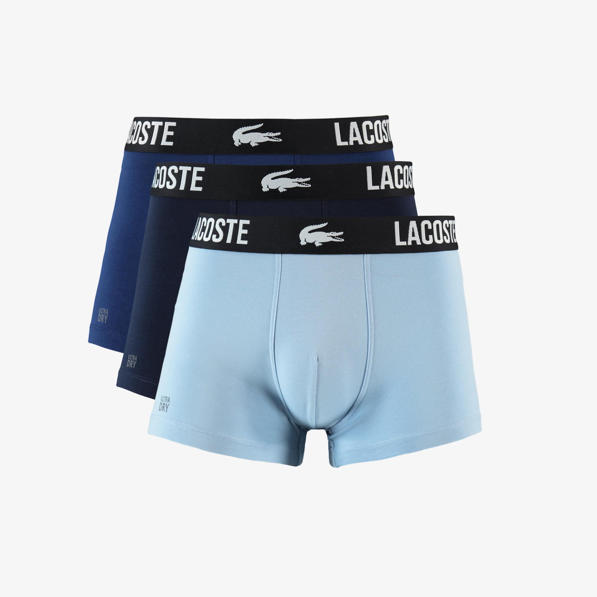 Lacoste Erkek 3'lü Renkli Boxer