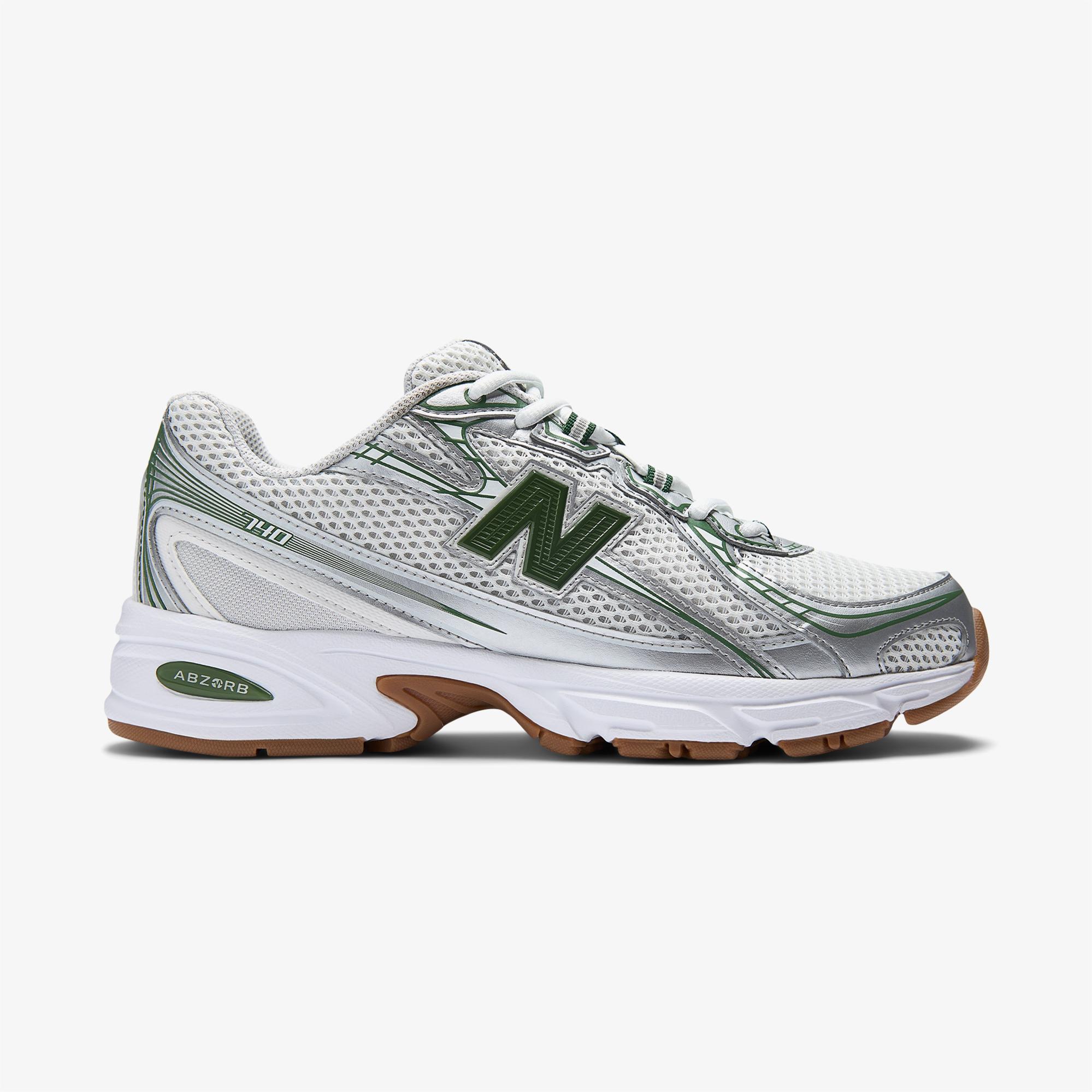 New Balance 740 Lifestyle Erkek Gri/Yeşil Spor Ayakkabı