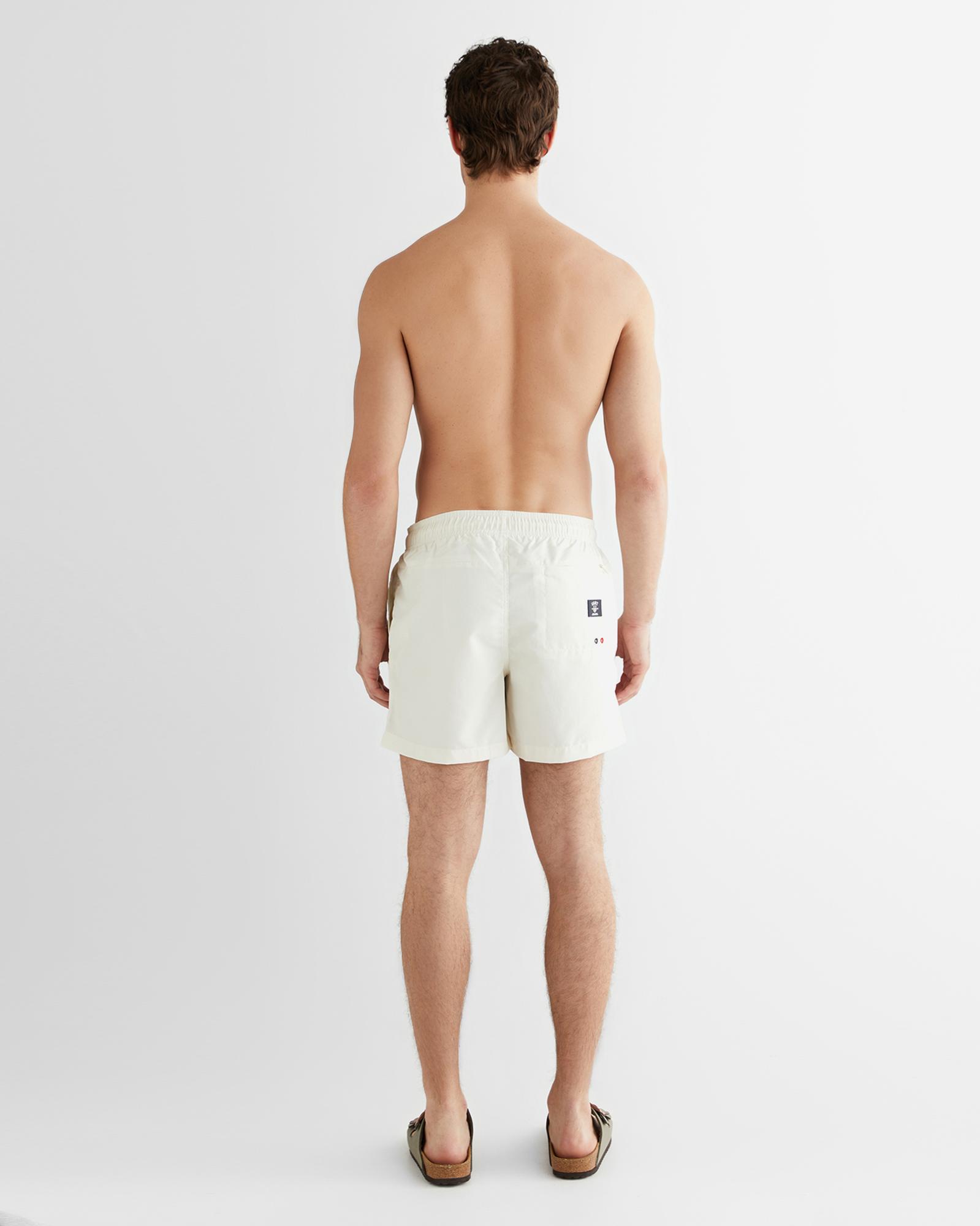 GANT Erkek Krem Regular Fit Logolu Mayo Şort