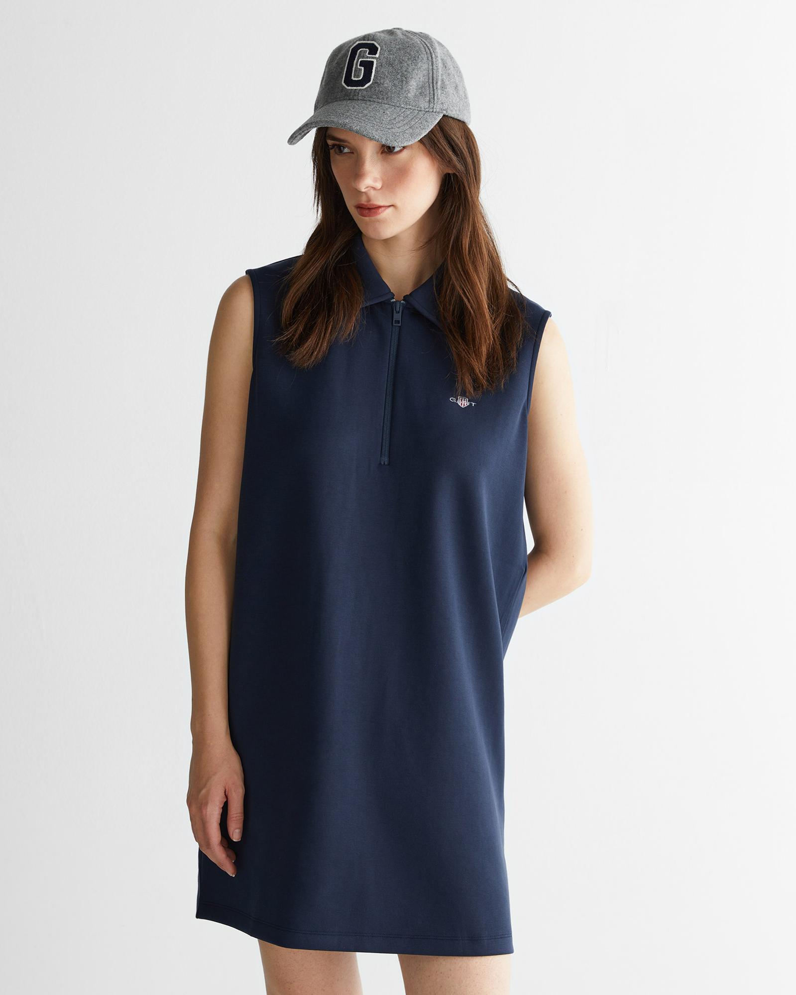GANT Kadın Lacivert Logolu Elbise