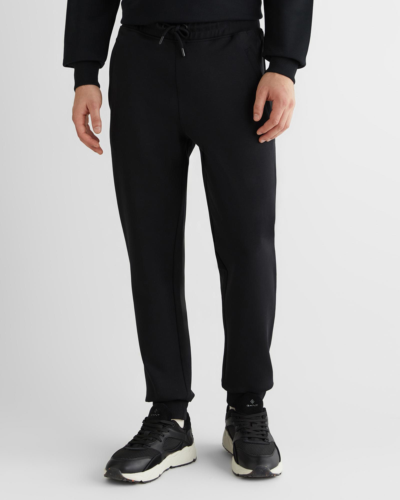 GANT Erkek Siyah Regular Fit Eşofman Altı