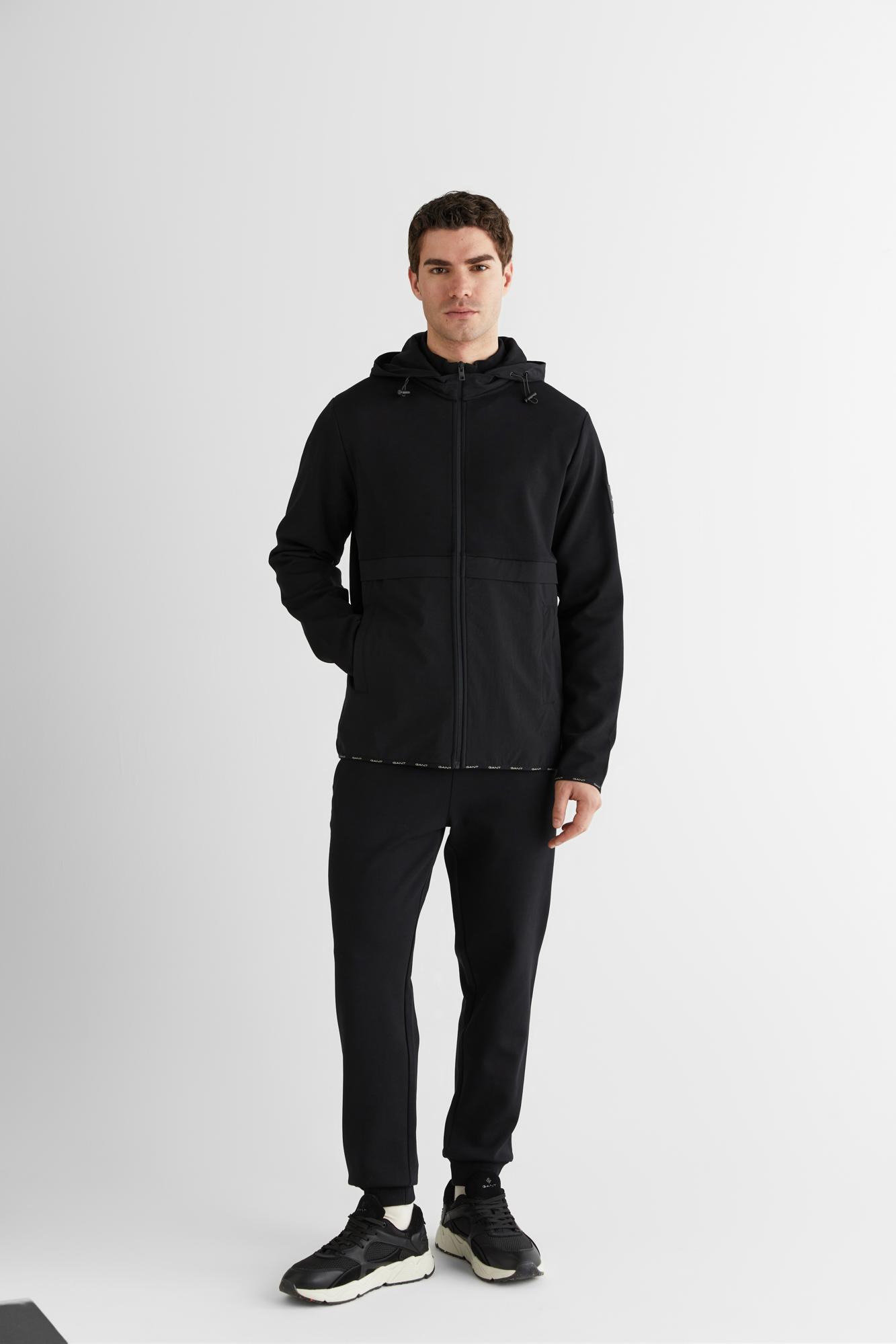 GANT Erkek Siyah Fermuarlı Hırka