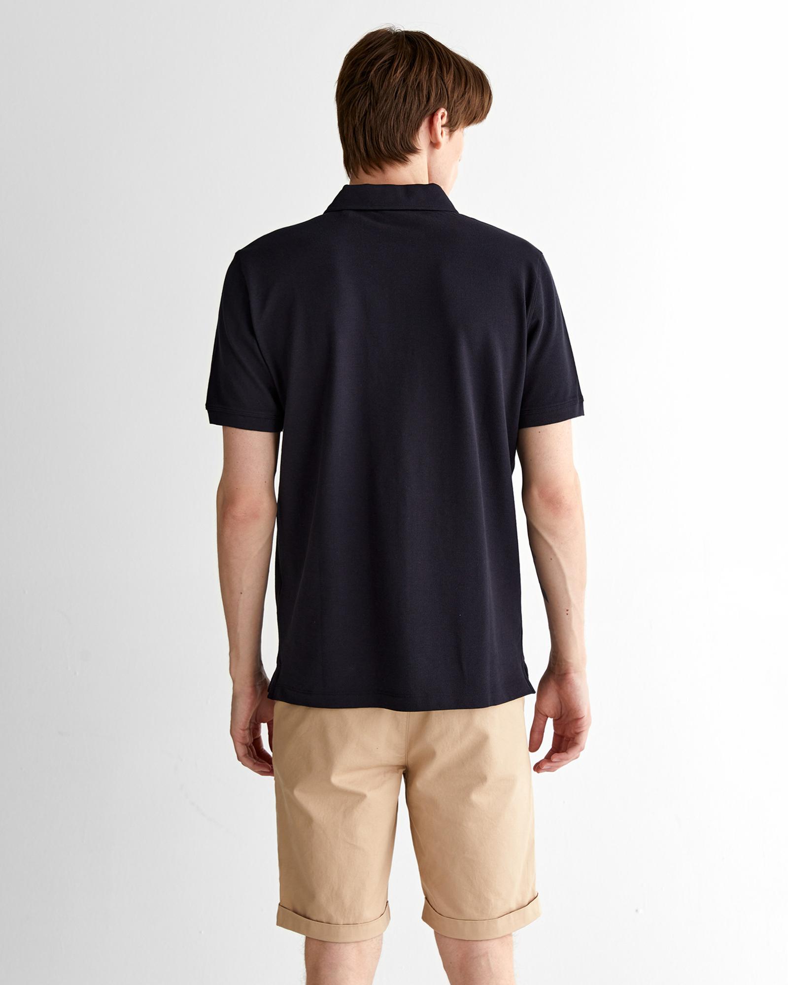 GANT Erkek Siyah Regular Fit Logolu Polo