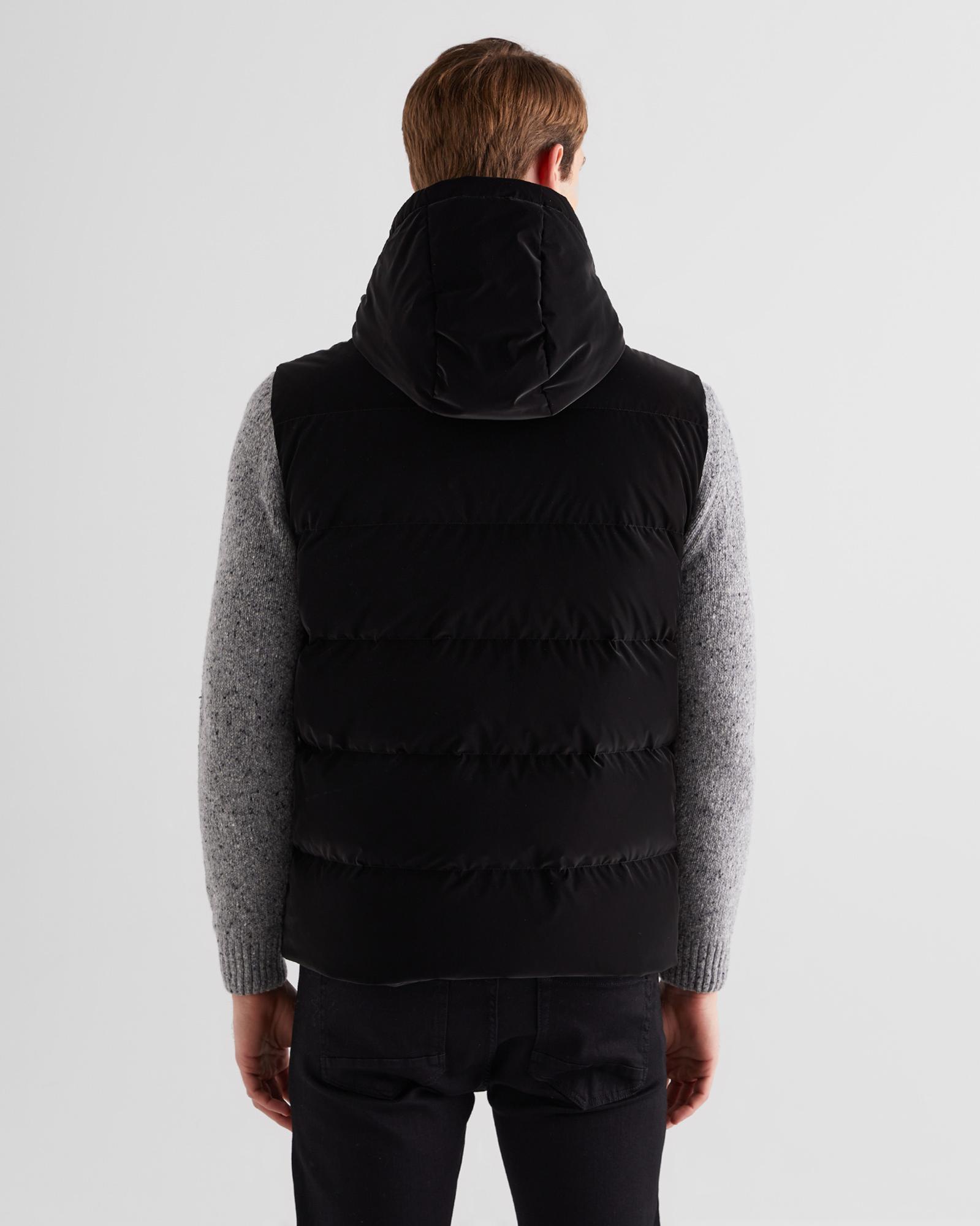 GANT Erkek Siyah Kapüşonlu Yelek