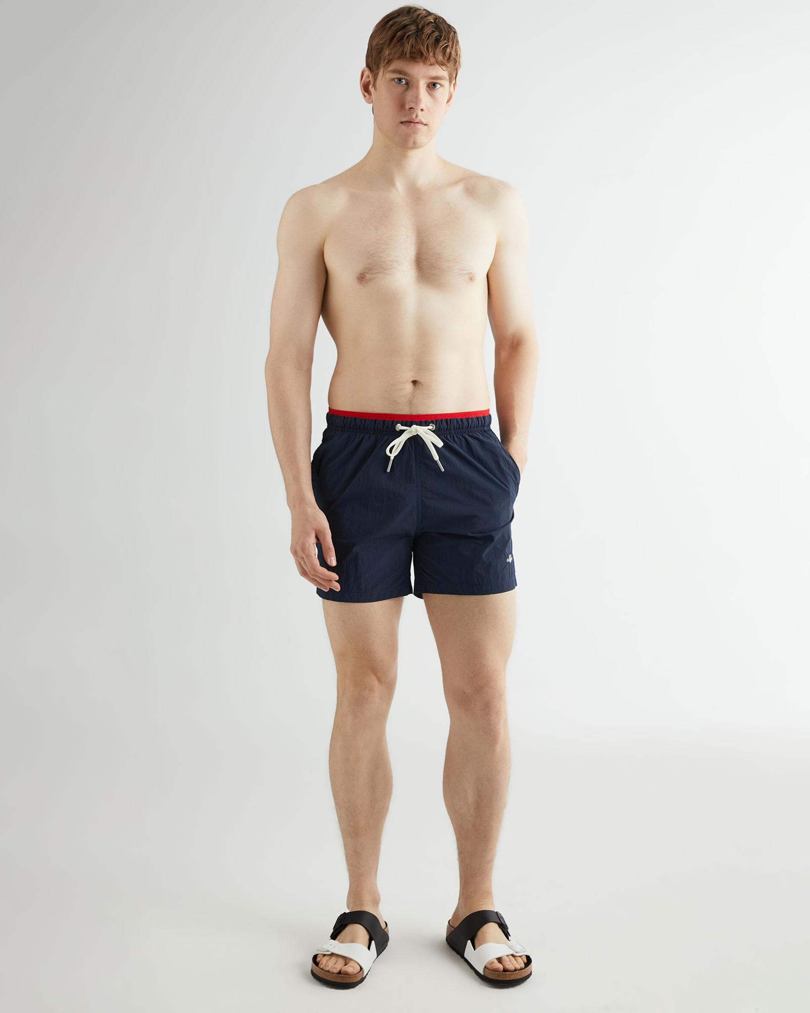 GANT Erkek Lacivert Regular Fit Mayo Şort